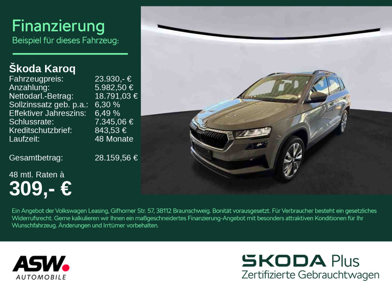 Skoda Karoq Style 2.0TDI DSG LED Navi RFK PANO ACC AHK
