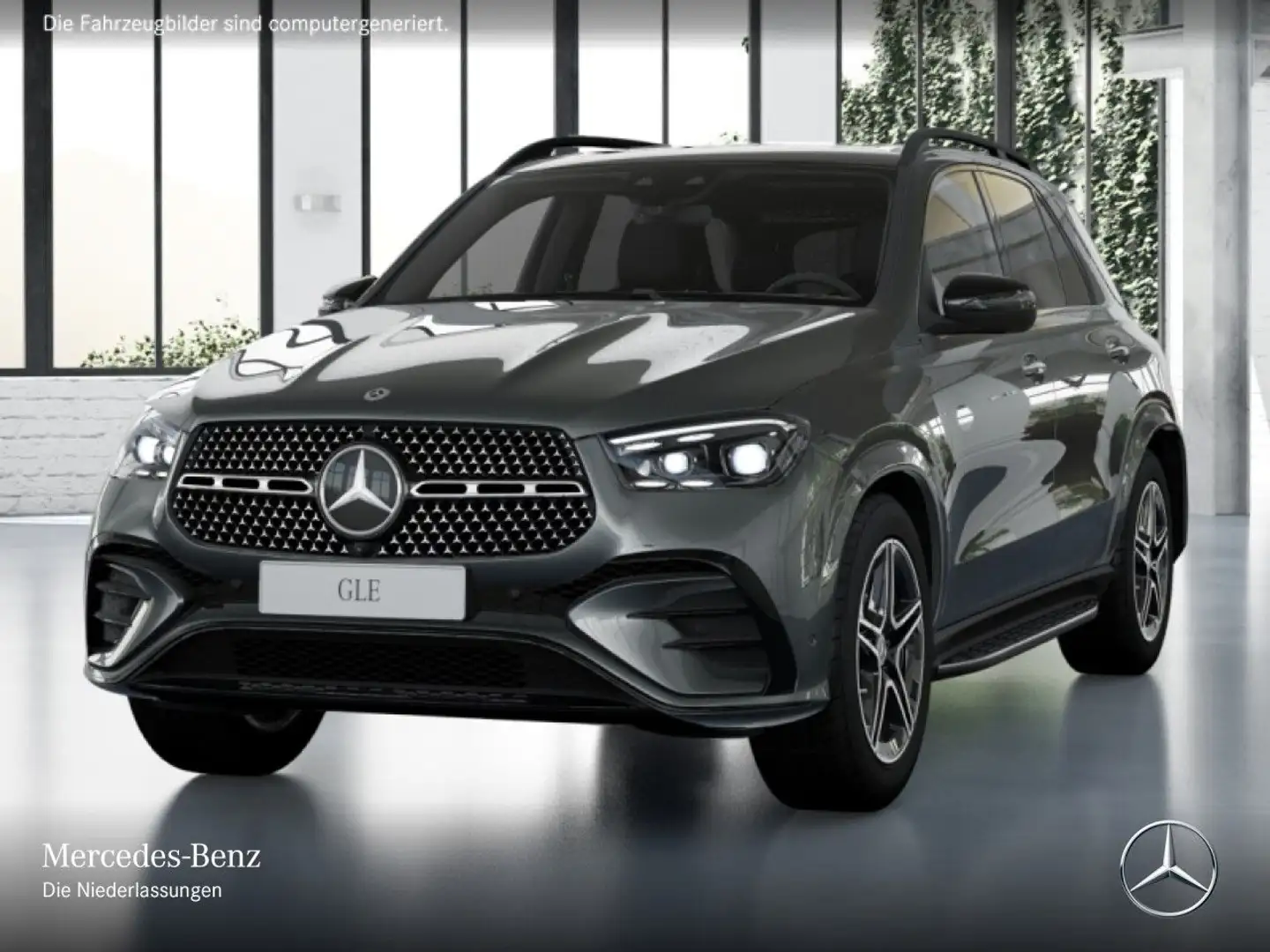 Mercedes-Benz GLE 450 d 4M AMG+NIGHT+PANO+360+AHK+MULTIBEAM+20" Grau - 2