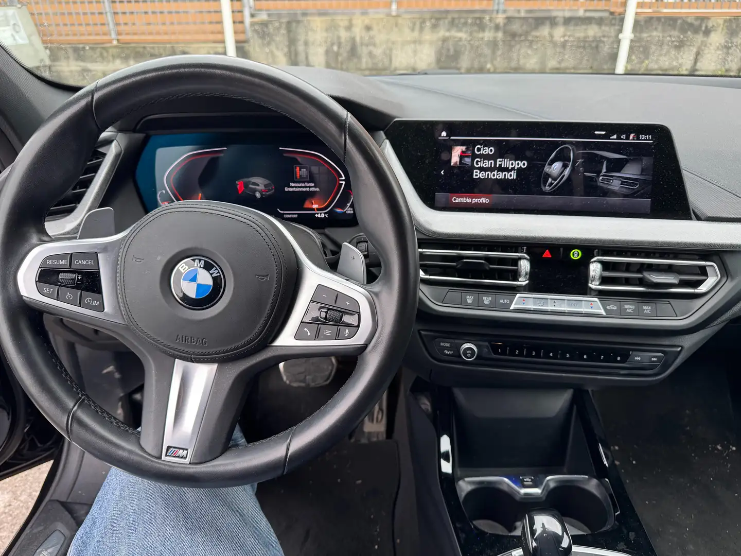 BMW 118 Serie 1 F40 118d Msport auto Nero - 1