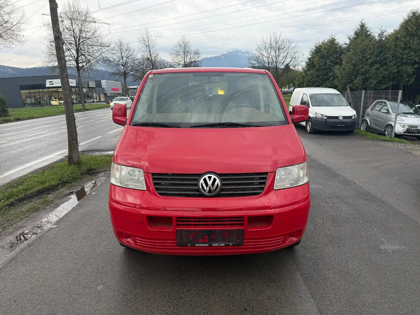 Volkswagen T5 Kombi 4Motion*DIFF-SPERRE*2xSchiebetüren* Rot - 2
