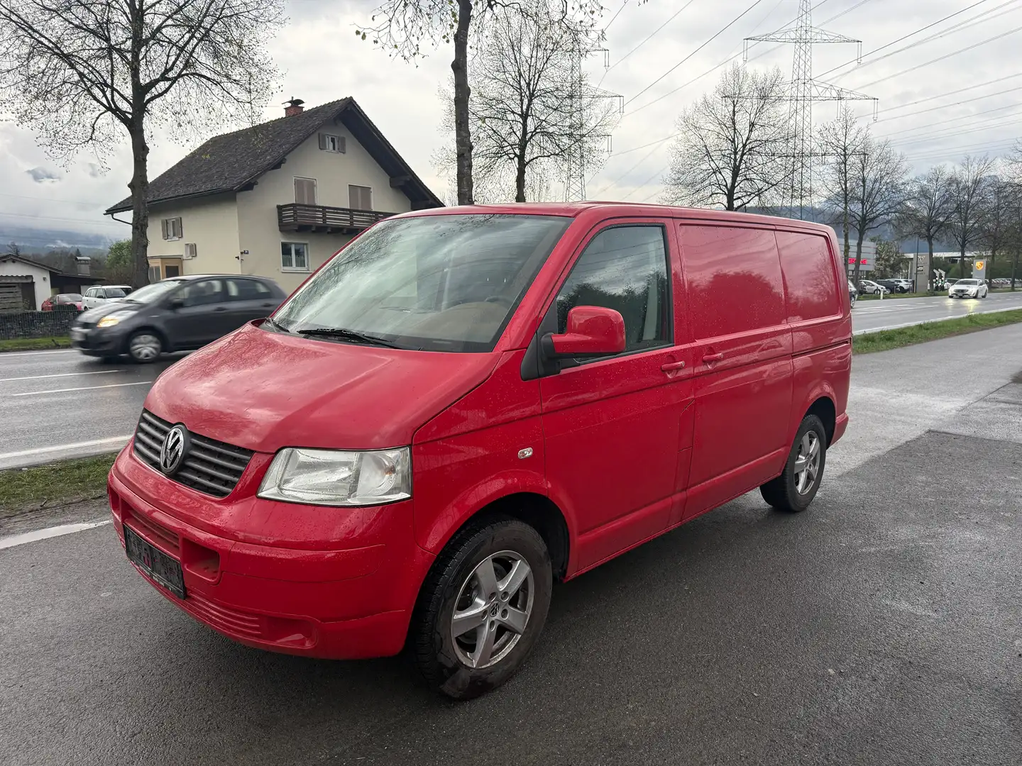Volkswagen T5 Kombi 4Motion*DIFF-SPERRE*2xSchiebetüren* Rot - 1