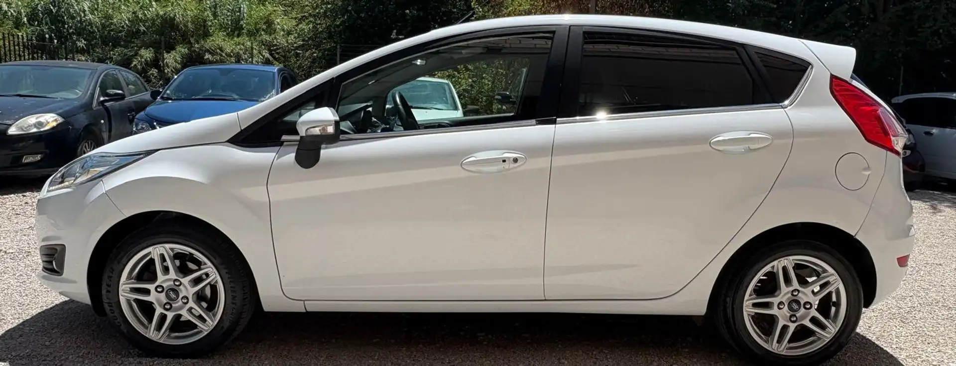 Ford Fiesta Fiesta VI 2013 5p 1.6 tdci Titanium 95cv Bianco - 2