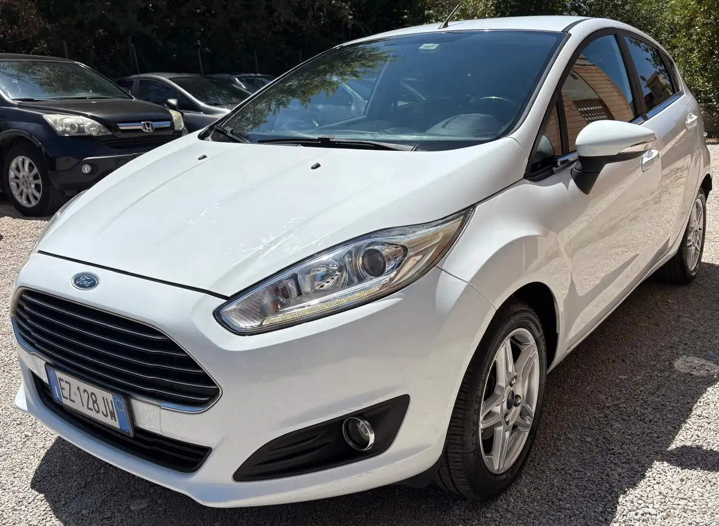 Ford Fiesta Fiesta VI 2013 5p 1.6 tdci Titanium 95cv Bianco - 1