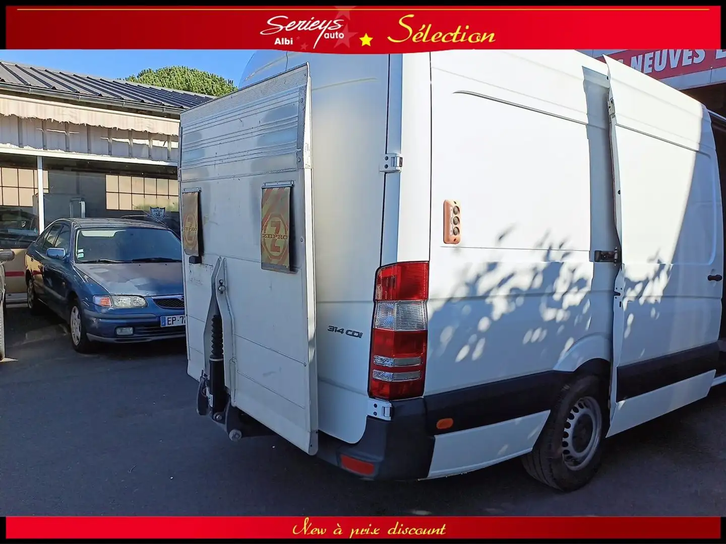 Mercedes-Benz Sprinter 314 CDI 143 CV 43L L3H2 15M3 PROPUL 3.5T HAYON AR  Blanc - 1