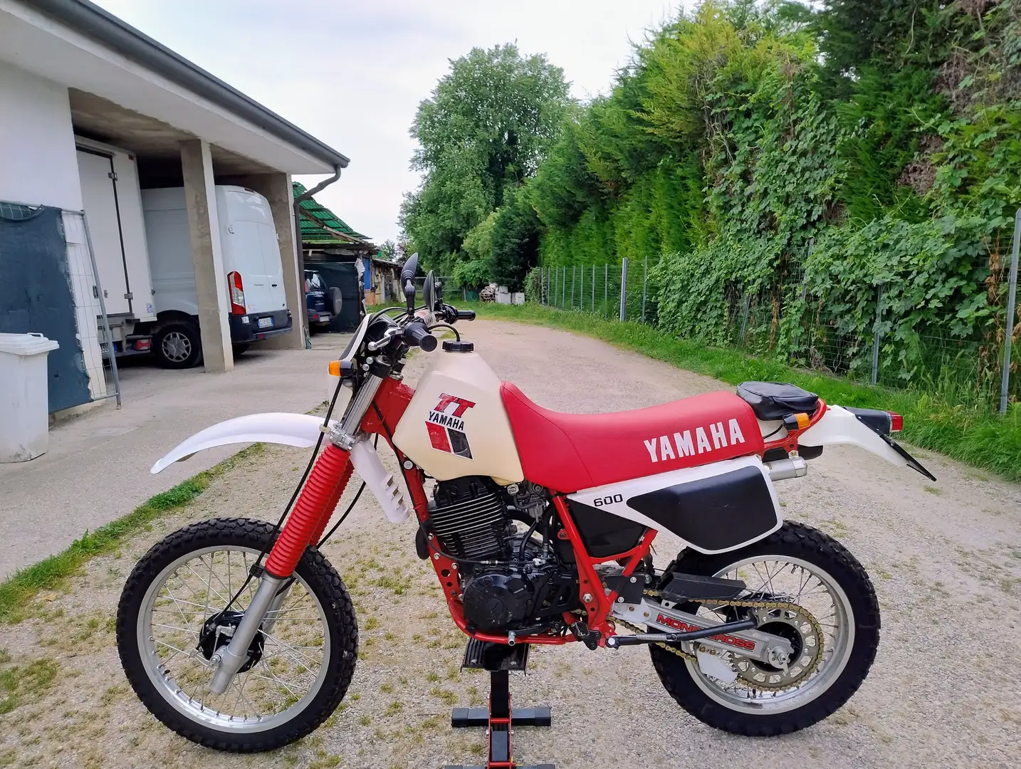 Yamaha TT 600 600 Bianco - 2
