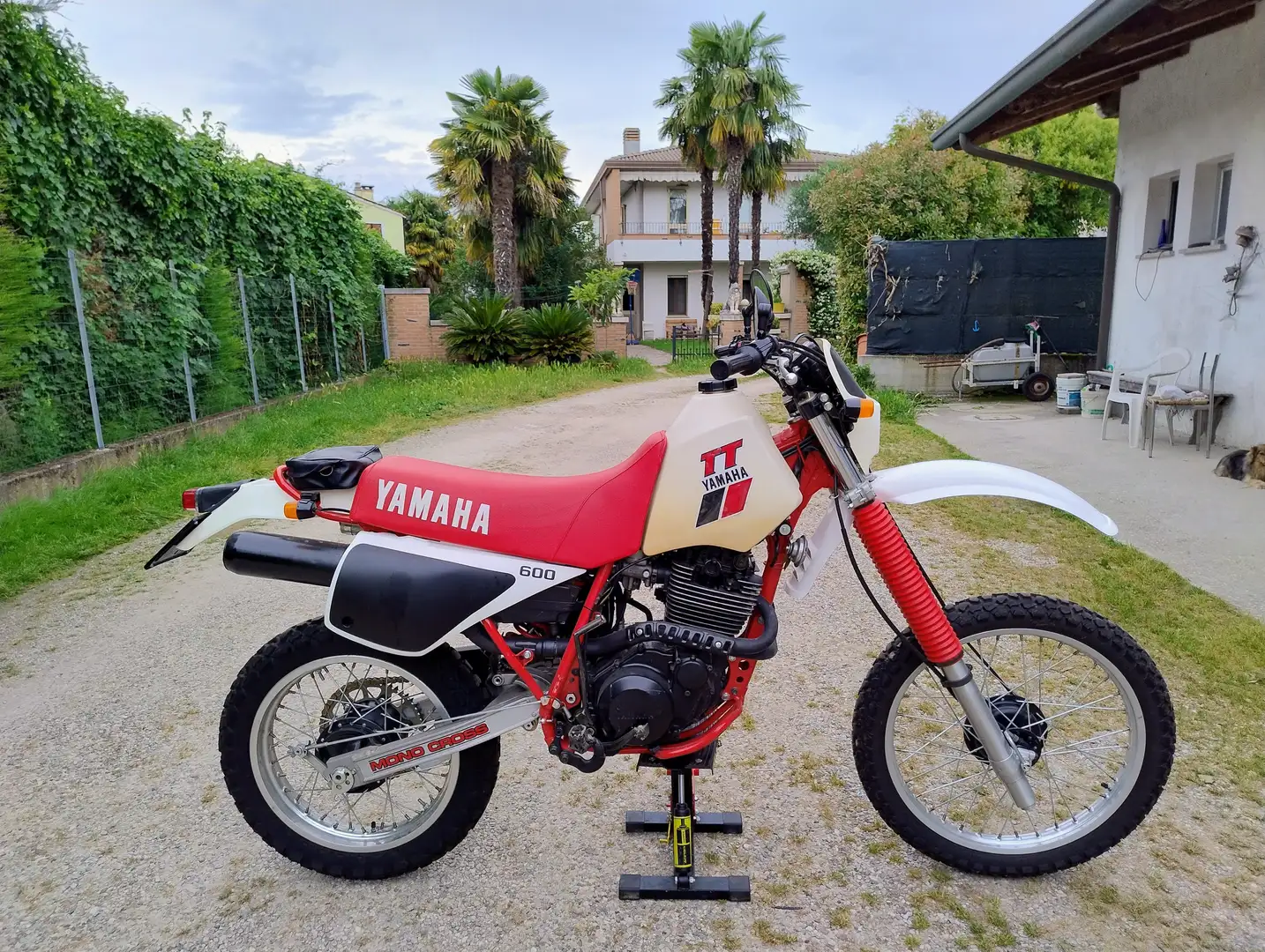 Yamaha TT 600 600 Bianco - 1