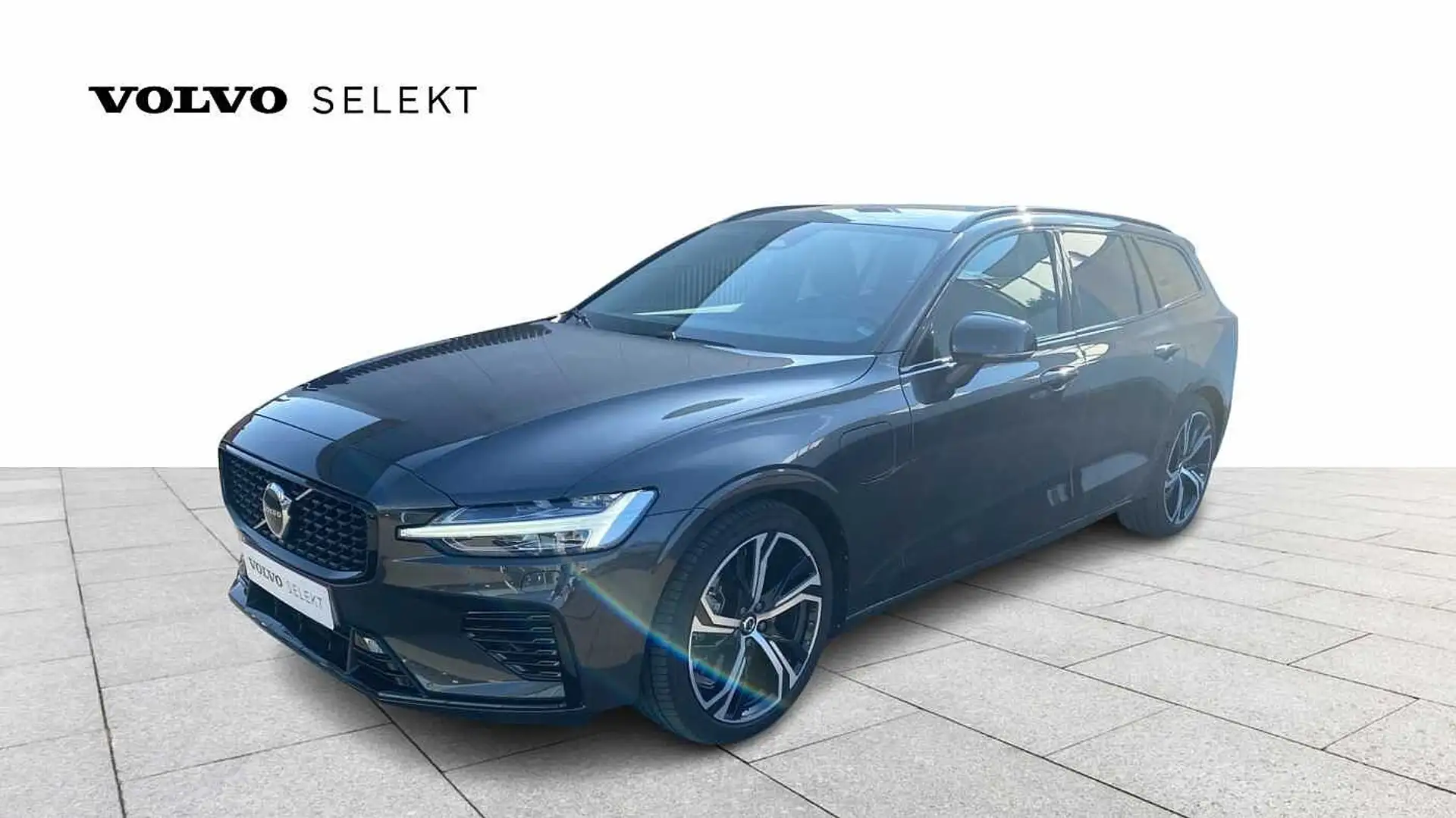 Volvo V60 Plus Dark, T6 AWD PHEV Gris - 1