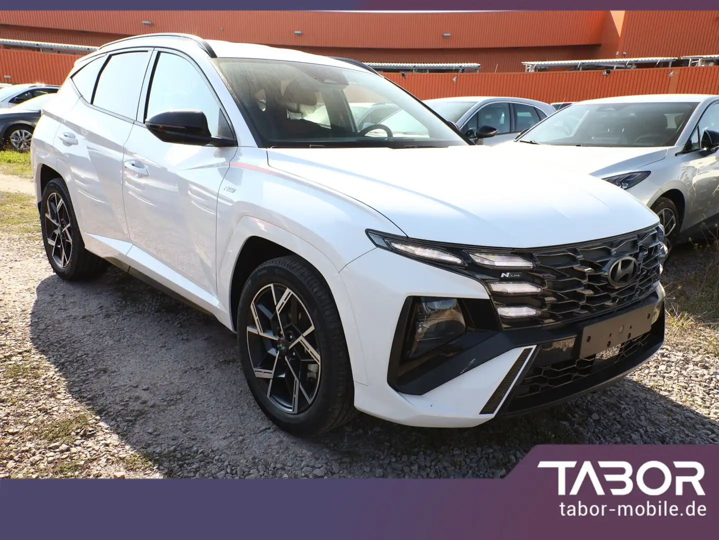 Hyundai TUCSON 1.6 T-GDI 160 N-Line Facelift Nav eHK PDC Weiß - 2