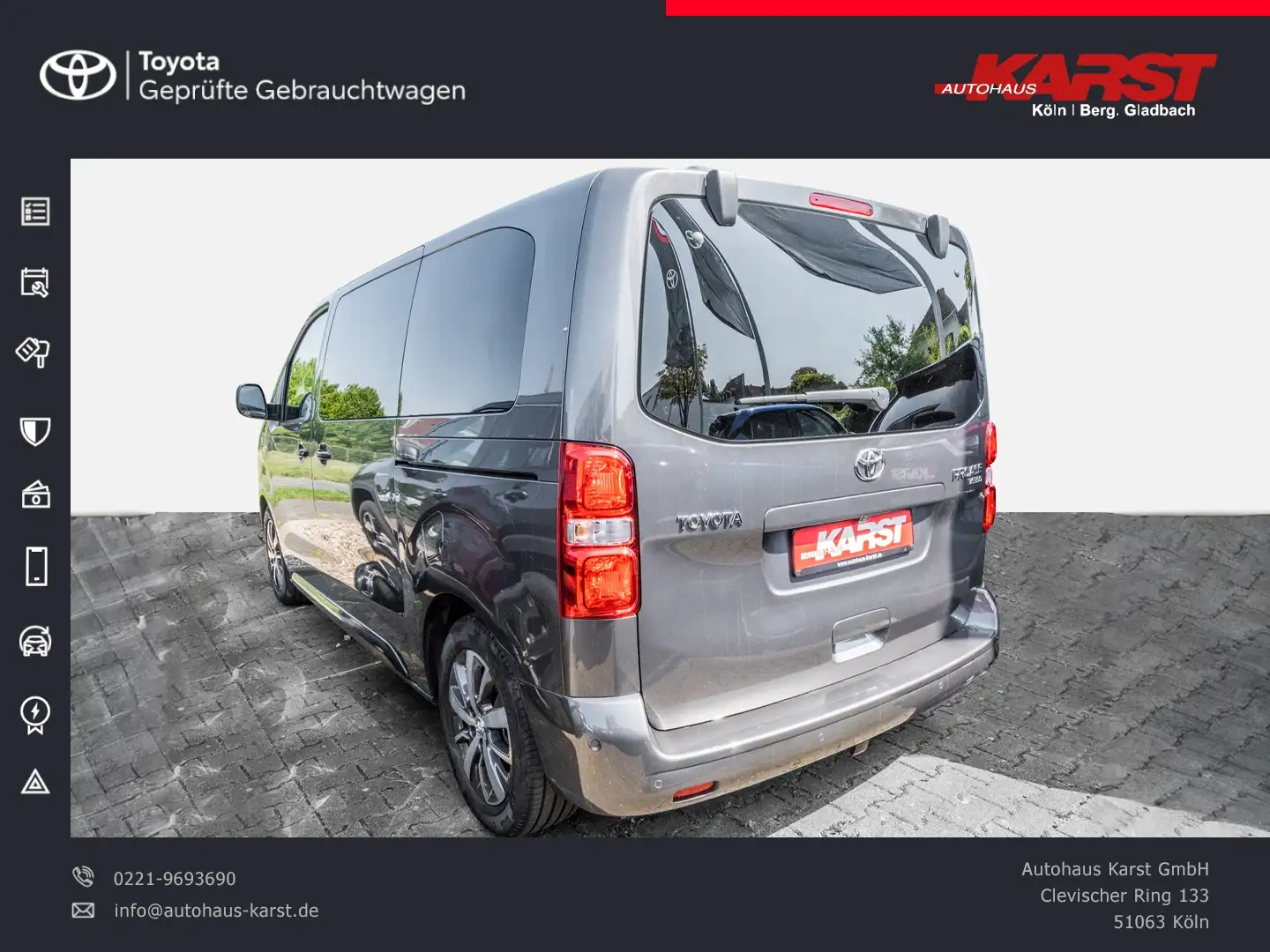 Toyota Proace Verso 2.0 D-4D. Auto 7sitzer Leder Pano Grigio - 2
