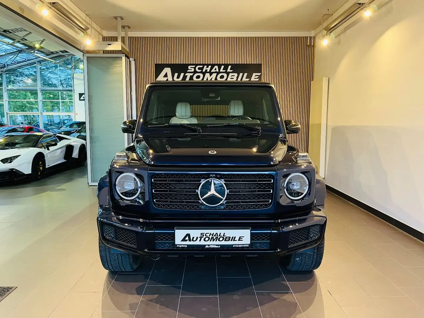 Mercedes-Benz G 400 G400 AMG/NIGHT/MASSAGE/STDHZG/AHK/BURMESTER/360° Blau - 2