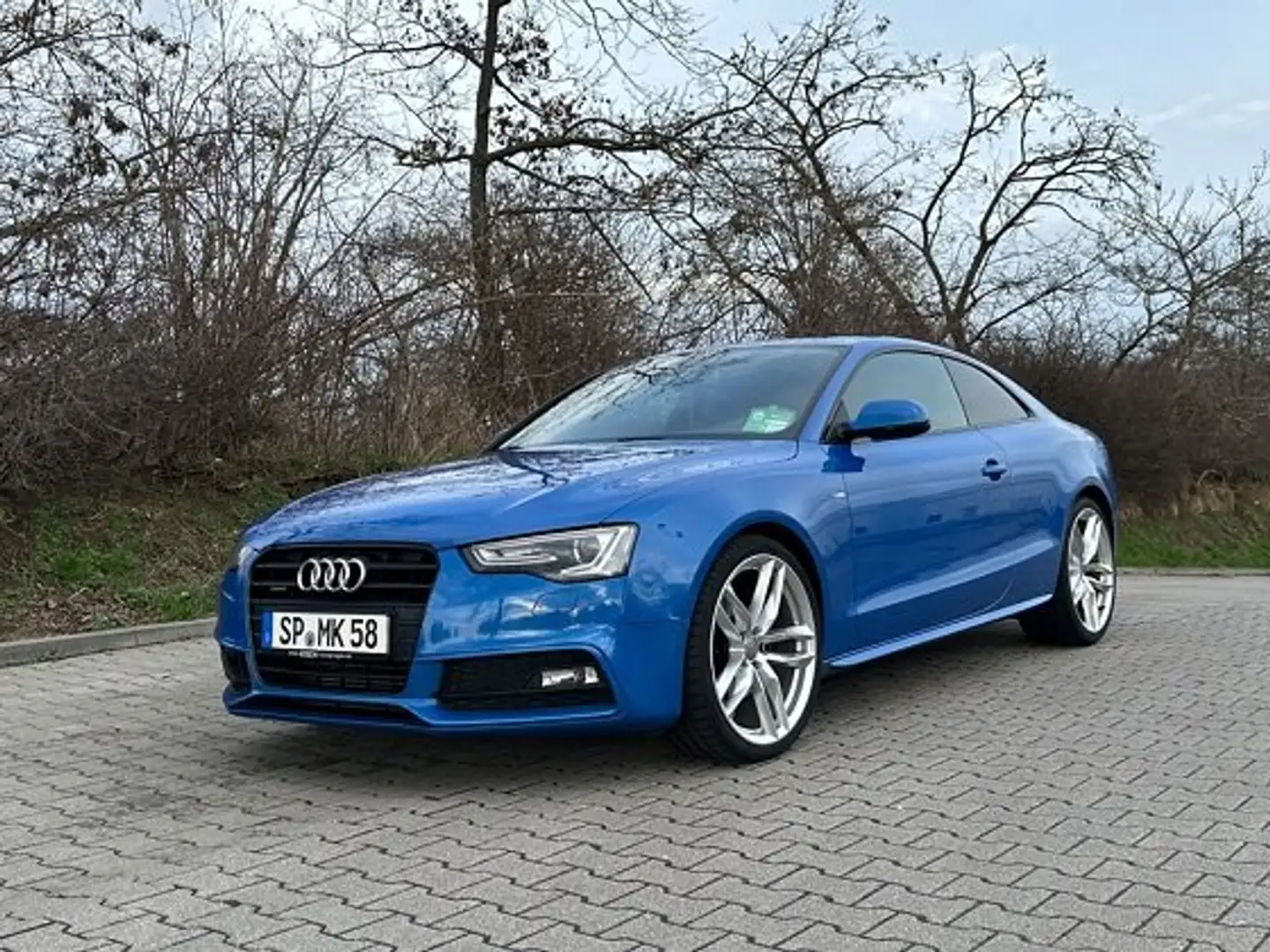 Audi A5 2.0 TFSI quattro S tronic Blau - 1