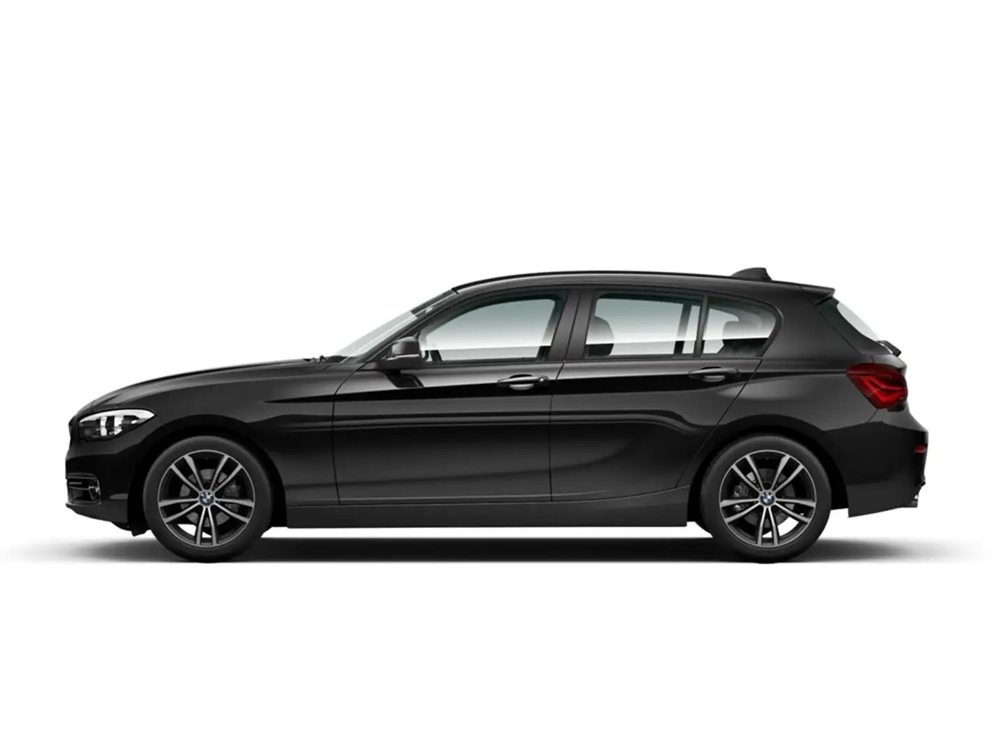 BMW 118 i A Limousine Edition-Sport-Line Navi LED SHZ CD K Zwart - 2
