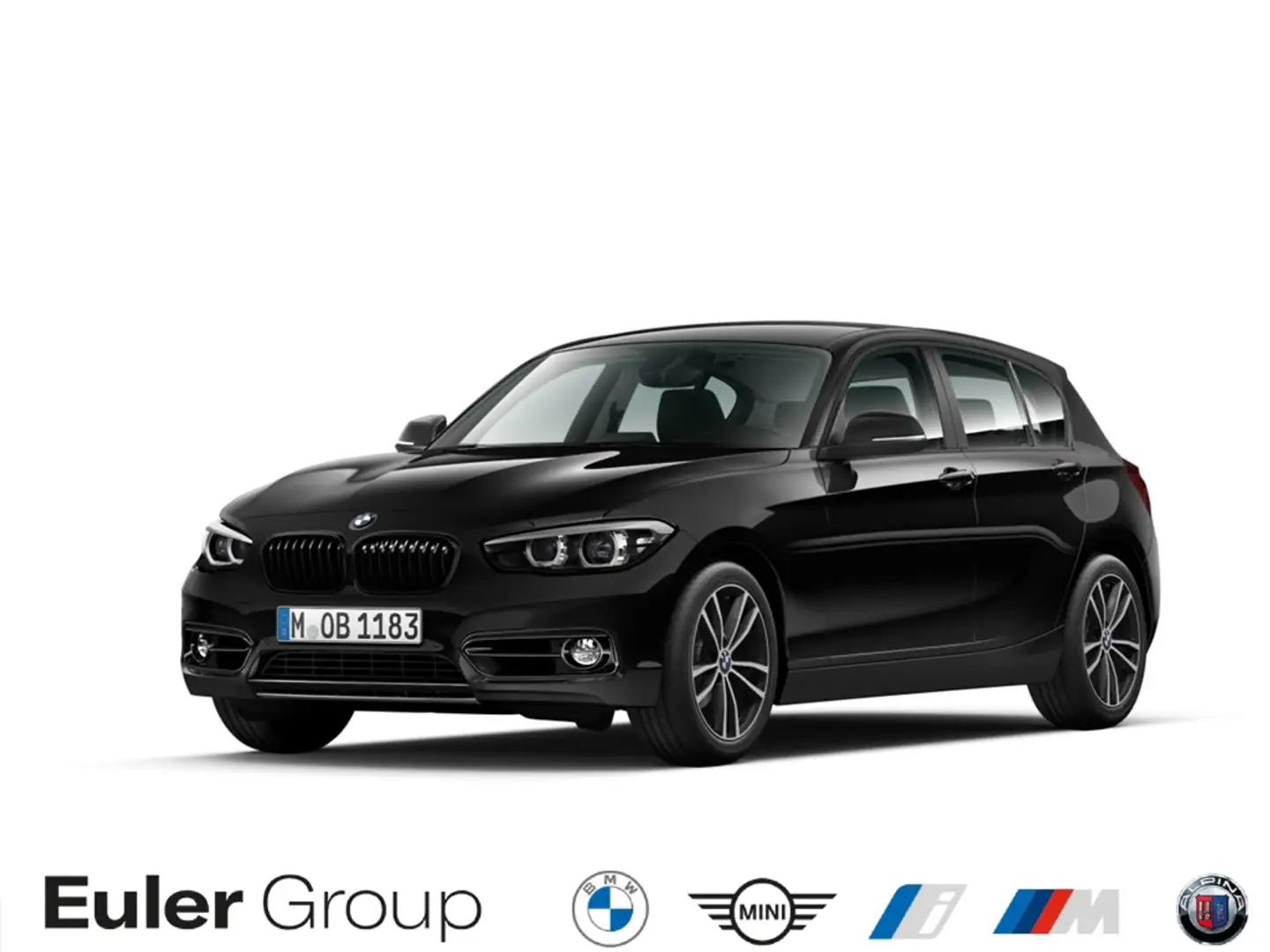 BMW 118 i A Limousine Edition-Sport-Line Navi LED SHZ CD K Zwart - 1
