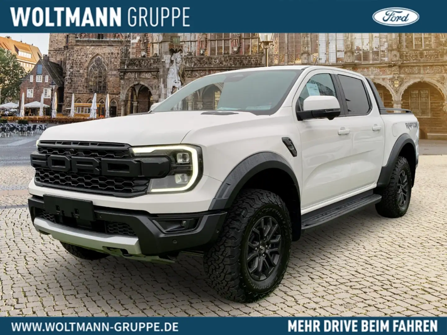Ford Ranger Raptor e-4WD Doppelkabine 3.0 Ecoboost 10-Gang-Aut Weiß - 1