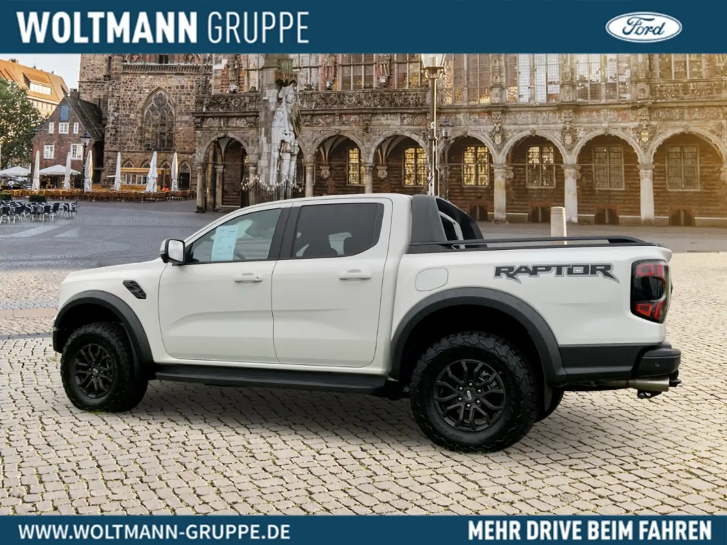 Ford Ranger Raptor e-4WD Doppelkabine 3.0 Ecoboost 10-Gang-Aut Weiß - 2