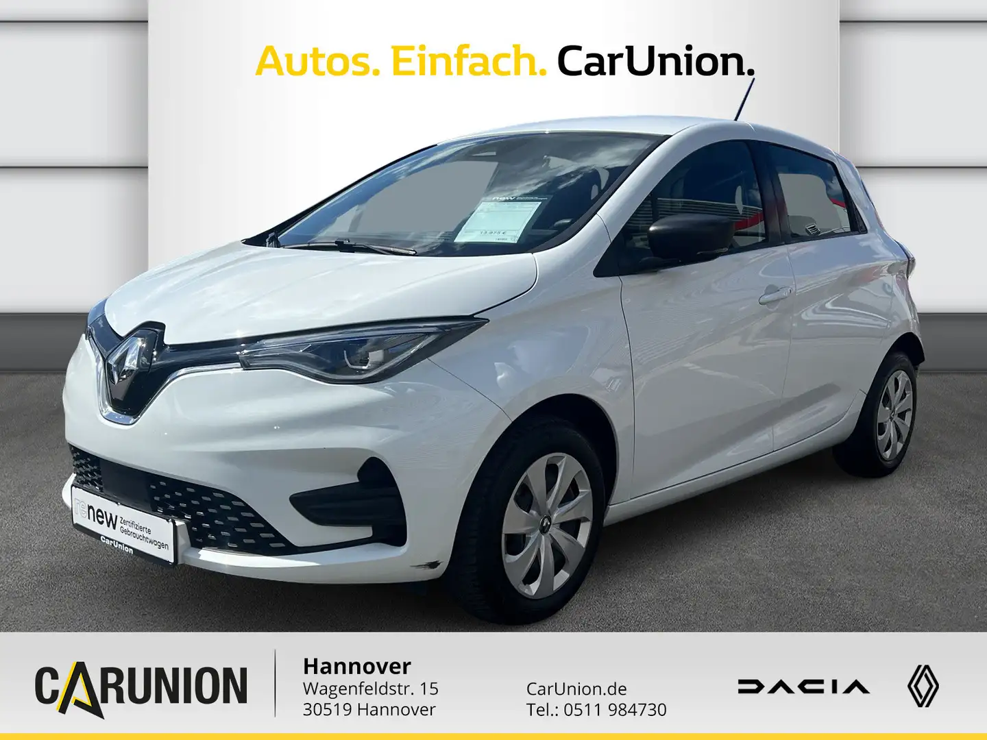 Renault ZOE EV50 110 HP Equilibre (Batteriekauf) Weiß - 1