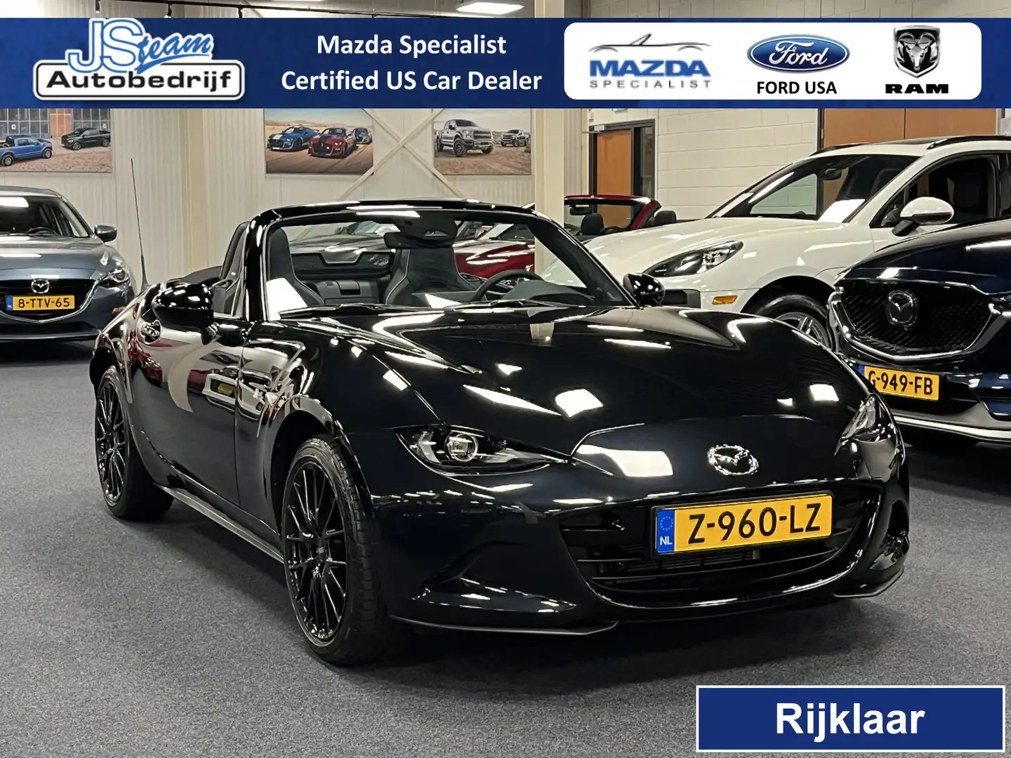 Mazda MX-5 ND Roadster 2.0 SkyActiv-G 184PK Homura Recaro BBS Noir - 1