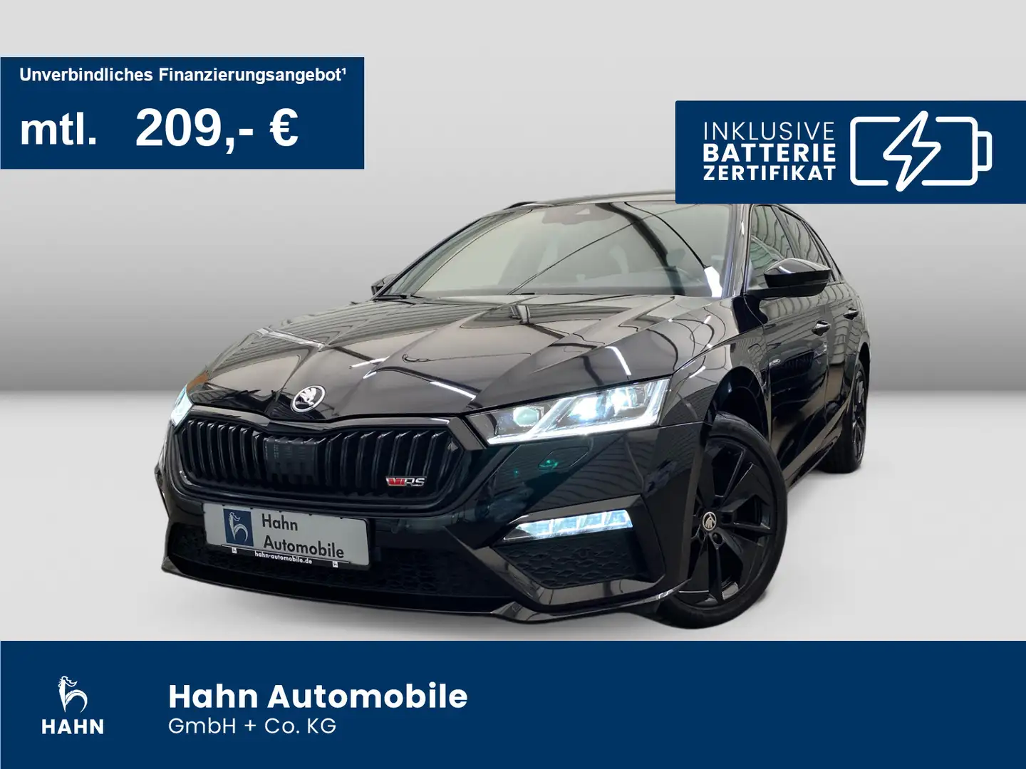 Skoda Octavia Combi 1.4TSI iV DSG RS Matrix APP Sitzh Schwarz - 1