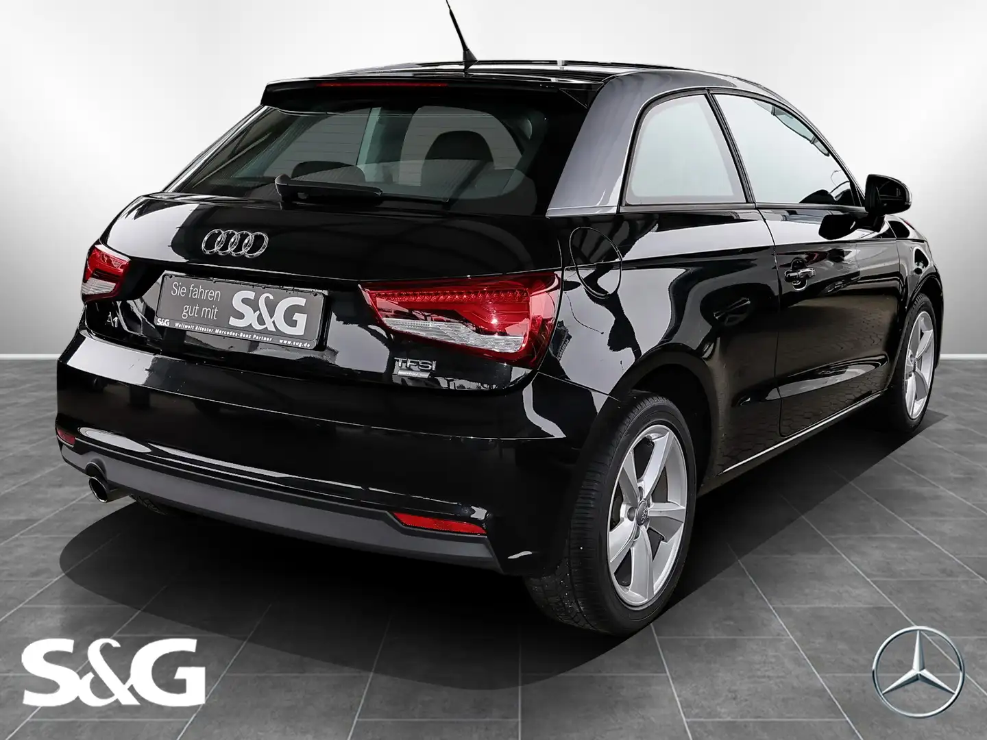 Audi A1 XENON+16 ZOLL+KLIMAAUTOMATIK+SITZHEIZUNG Schwarz - 2