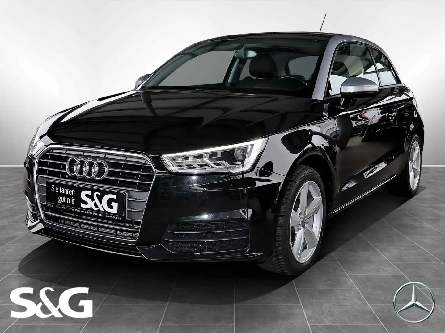 Audi A1 XENON+16 ZOLL+KLIMAAUTOMATIK+SITZHEIZUNG Negru - 1