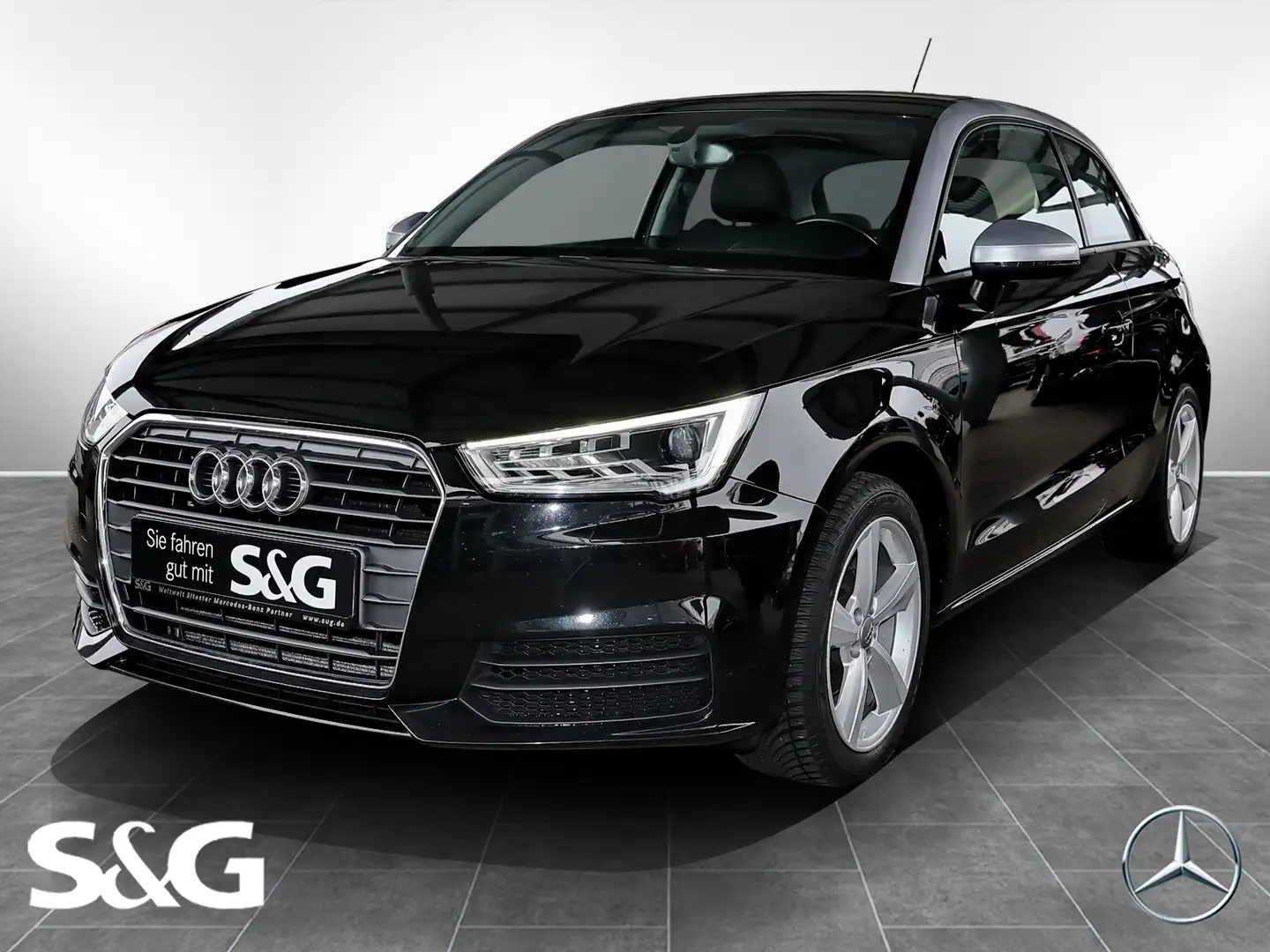 Audi A1 XENON+16 ZOLL+KLIMAAUTOMATIK+SITZHEIZUNG Noir - 1