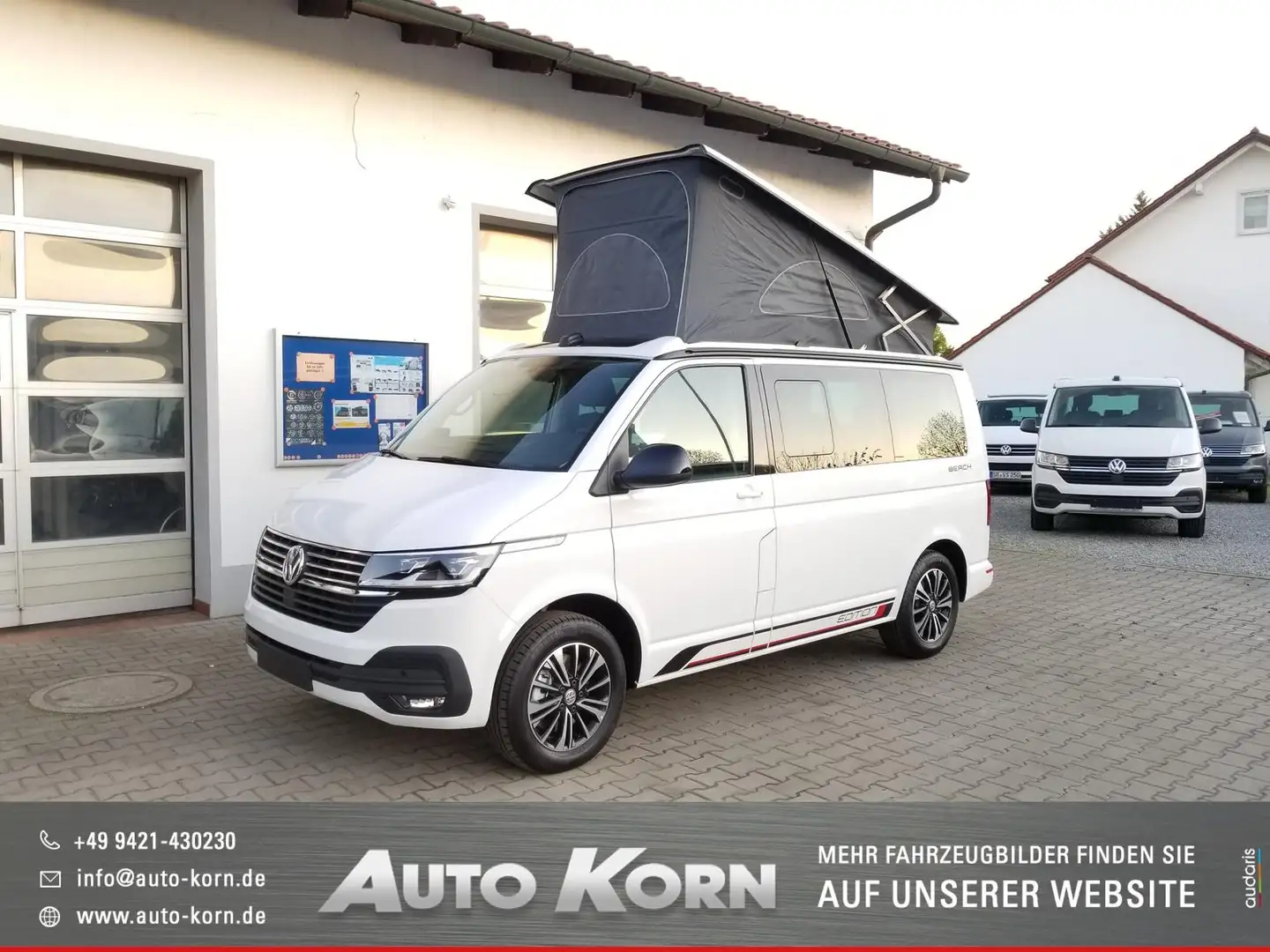 Volkswagen T6.1 California Beach Camper Edition DSG + Luftstandheizung + 230 Weiß - 1