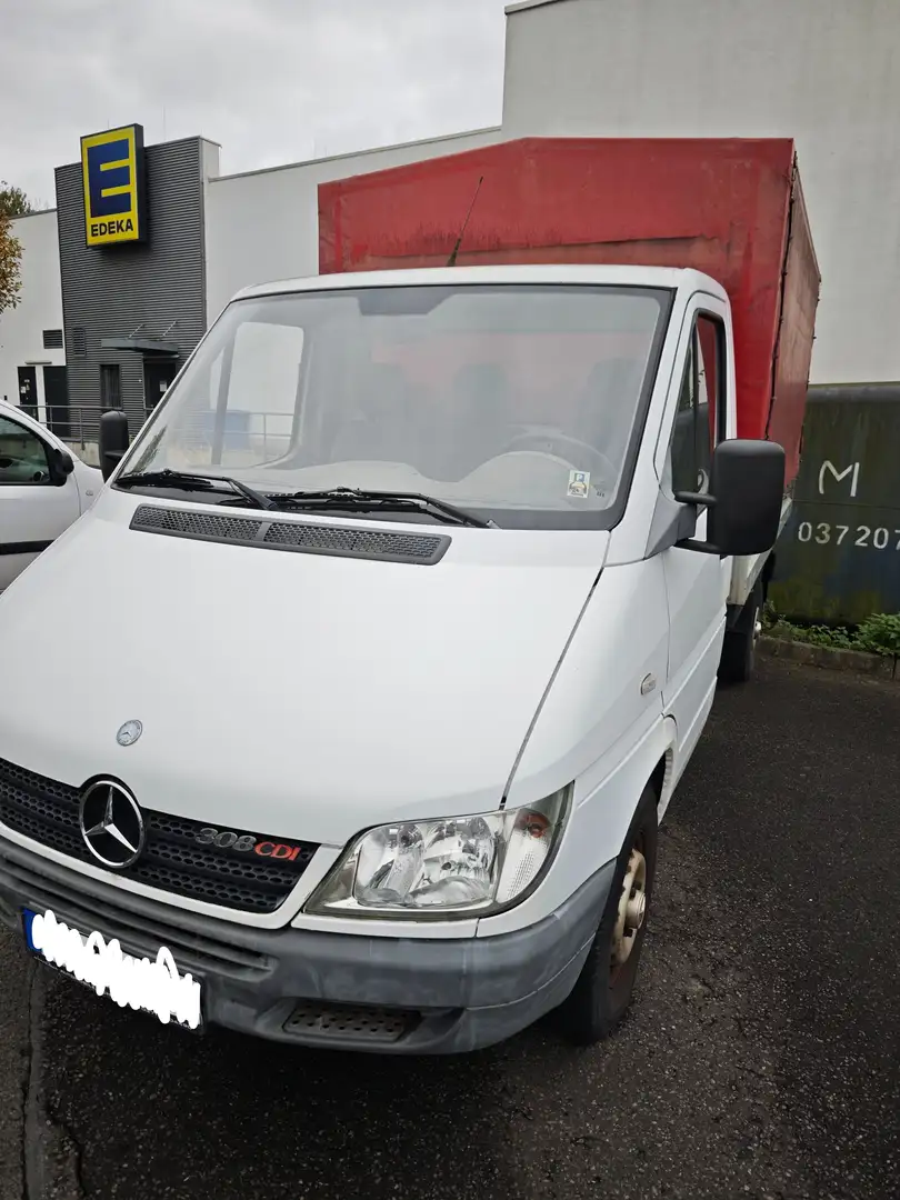 Mercedes-Benz 308 Pritsche Weiß - 1