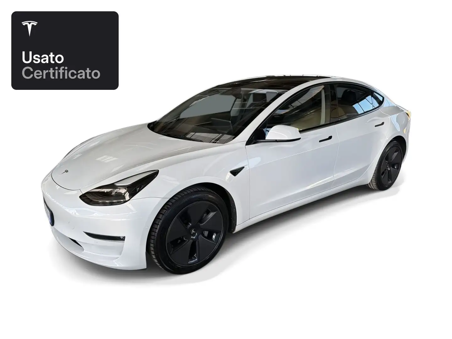 Tesla Model 3 Long Range AWD Blanc - 1