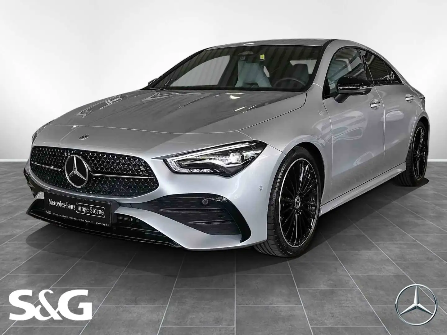 Mercedes-Benz CLA 200 AMG BURMESTER+TOTWINKEL+DISTRONIC+360° Silber - 1