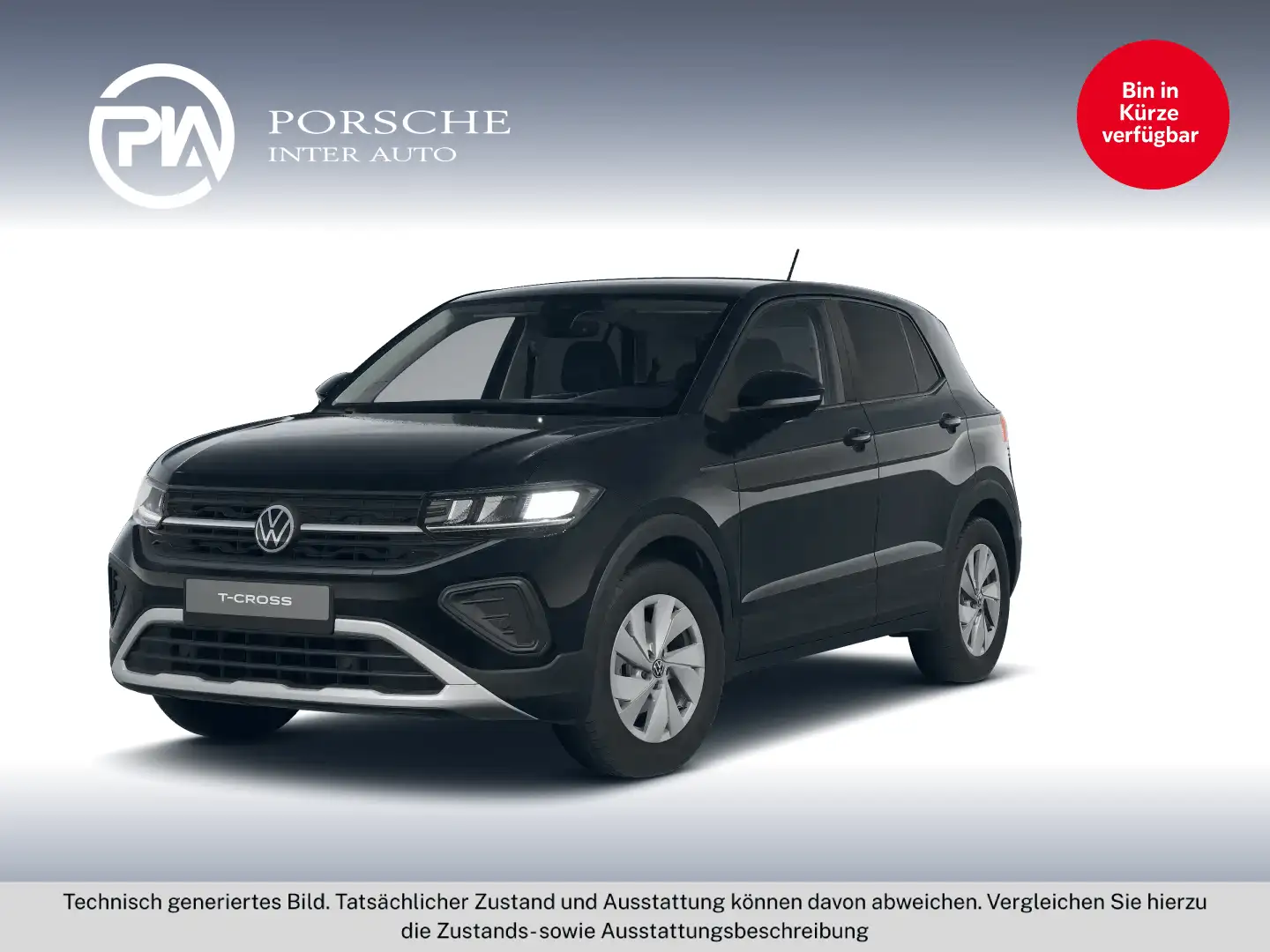 Volkswagen T-Cross 4Me TSI Schwarz - 1