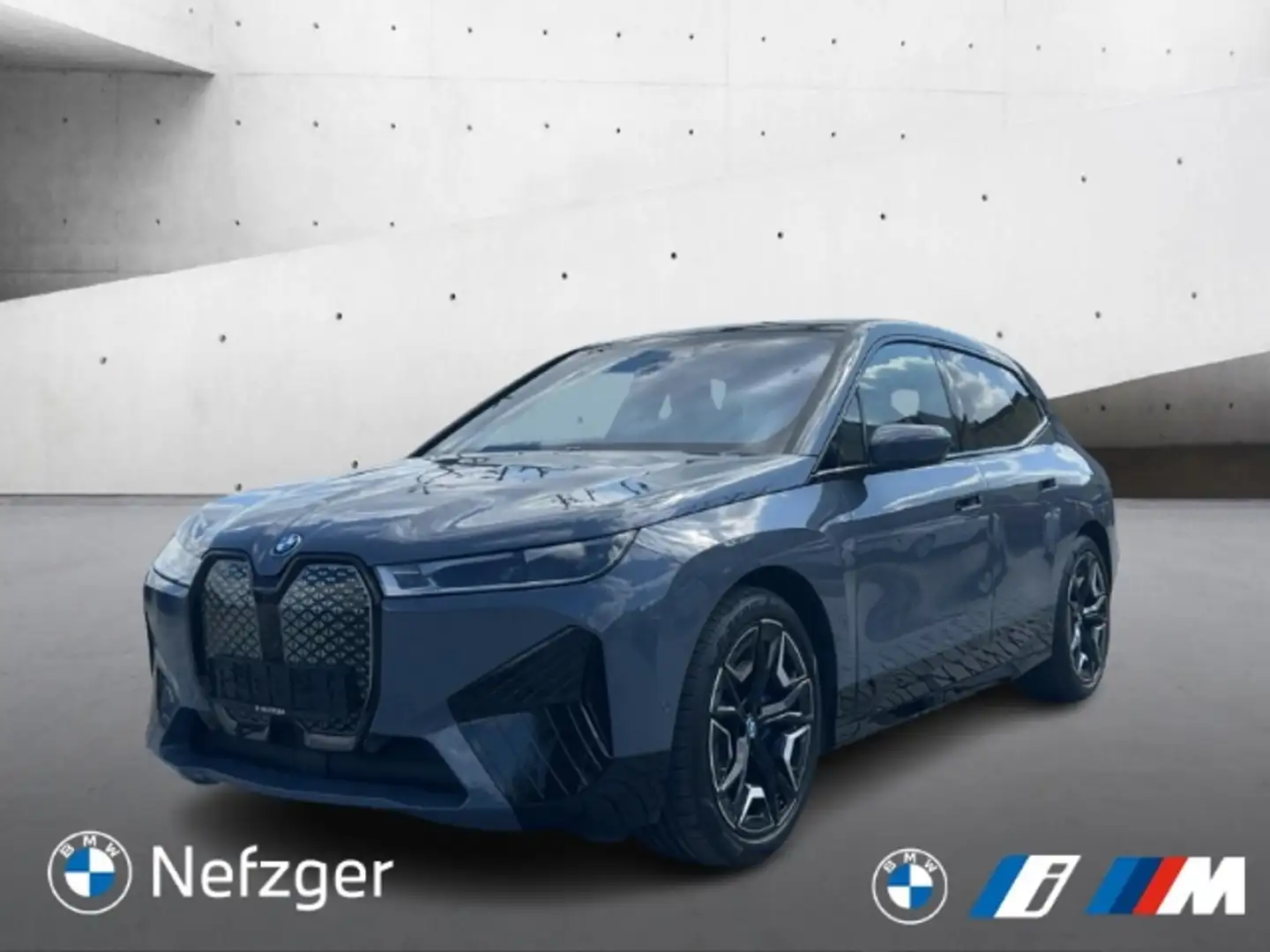 BMW iX xDrive40 HUD Sportpaket ACC Kamera H/K AHK Grau - 1