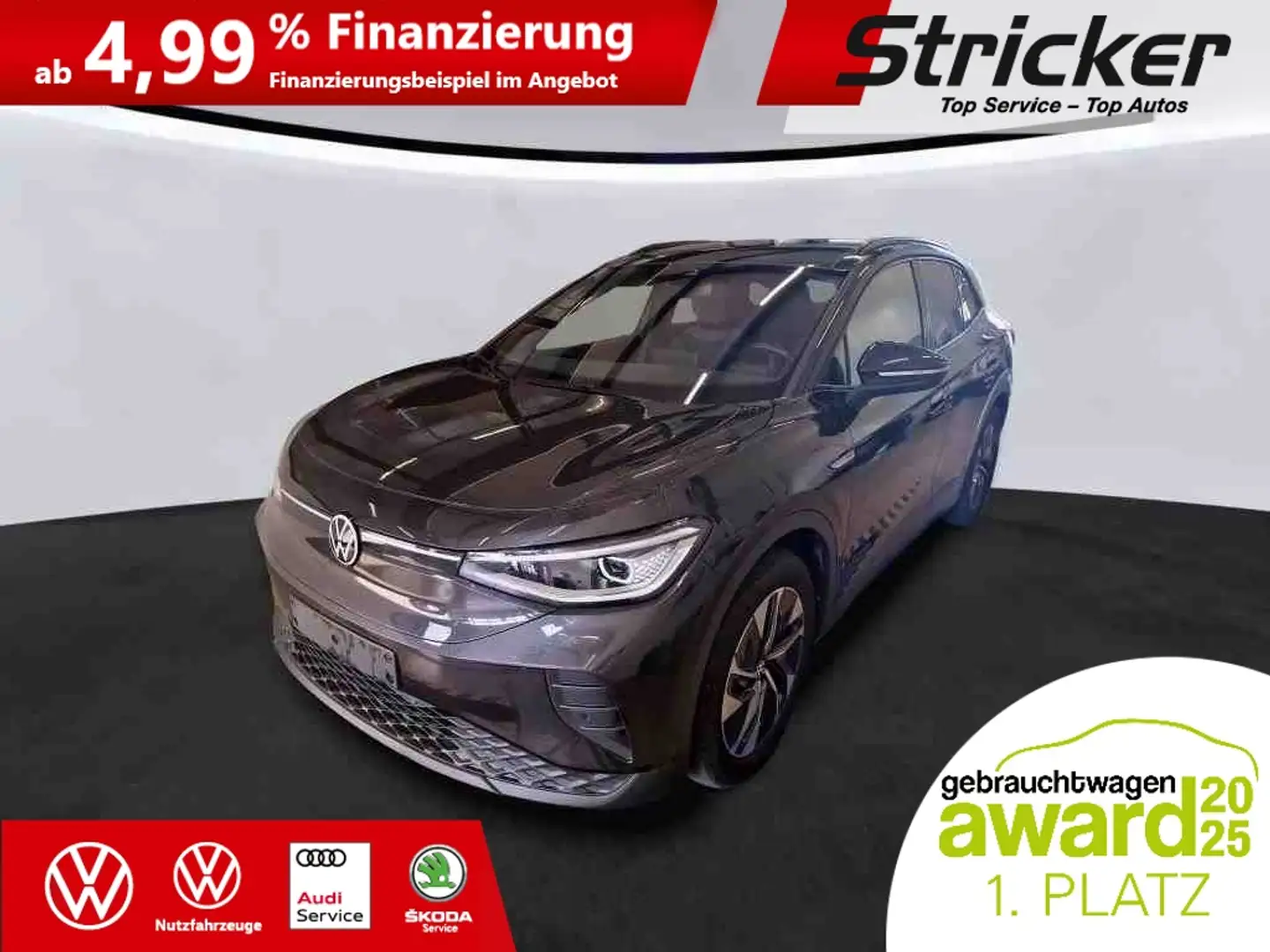 Volkswagen ID.4 Pro Performance 150/77 356,-ohne Anzahlung AHK Ap Grau - 2