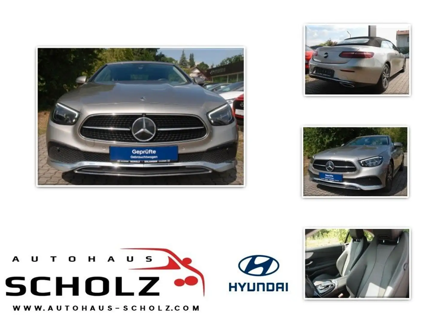 Mercedes-Benz E 220 E -Klasse Cabrio E 220 d Avantgarde WR Argent - 1