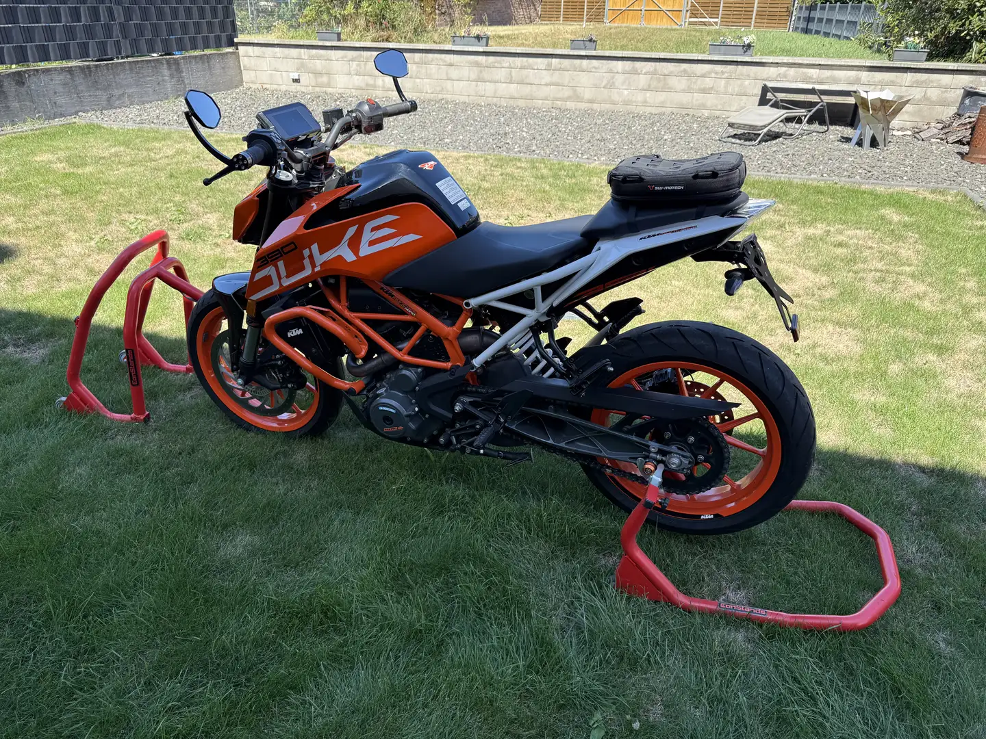 KTM 390 Duke erste Hand---Sommerfahrzeug---20mm tiefergelegt Pomarańczowy - 1