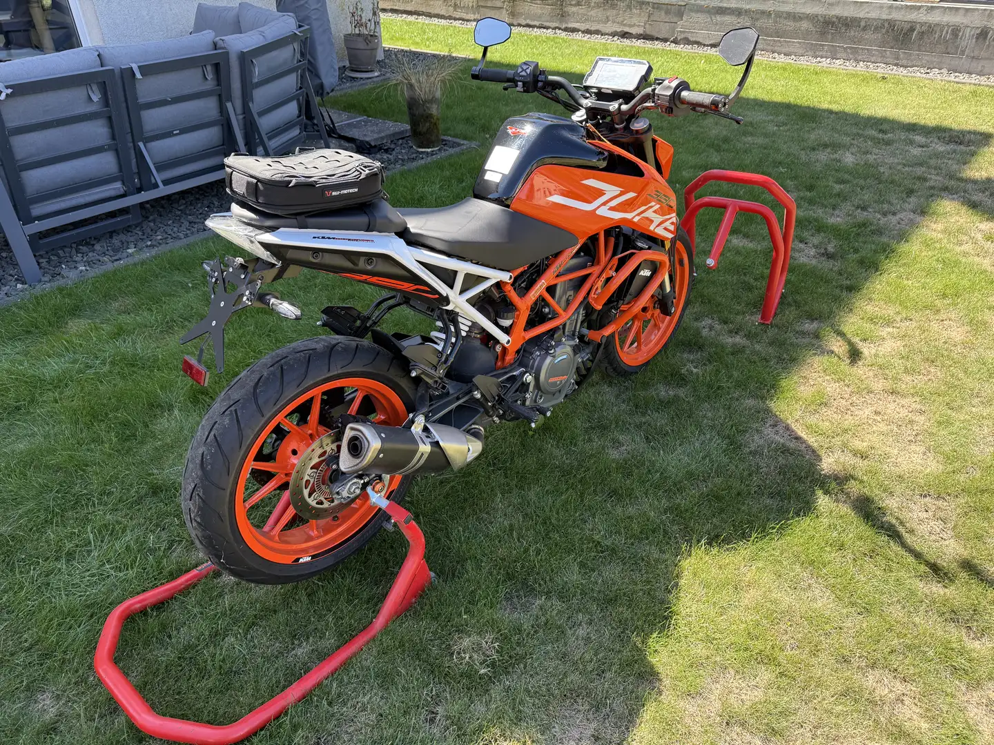 KTM 390 Duke erste Hand---Sommerfahrzeug---20mm tiefergelegt Pomarańczowy - 2