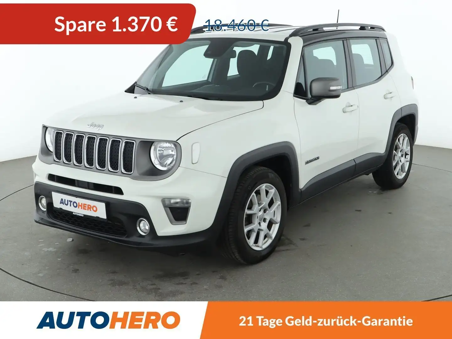 Jeep Renegade 1.3 TGDi Limited 4x2 Aut*NAVI*TEMPO*PDC*SHZ* Weiß - 1