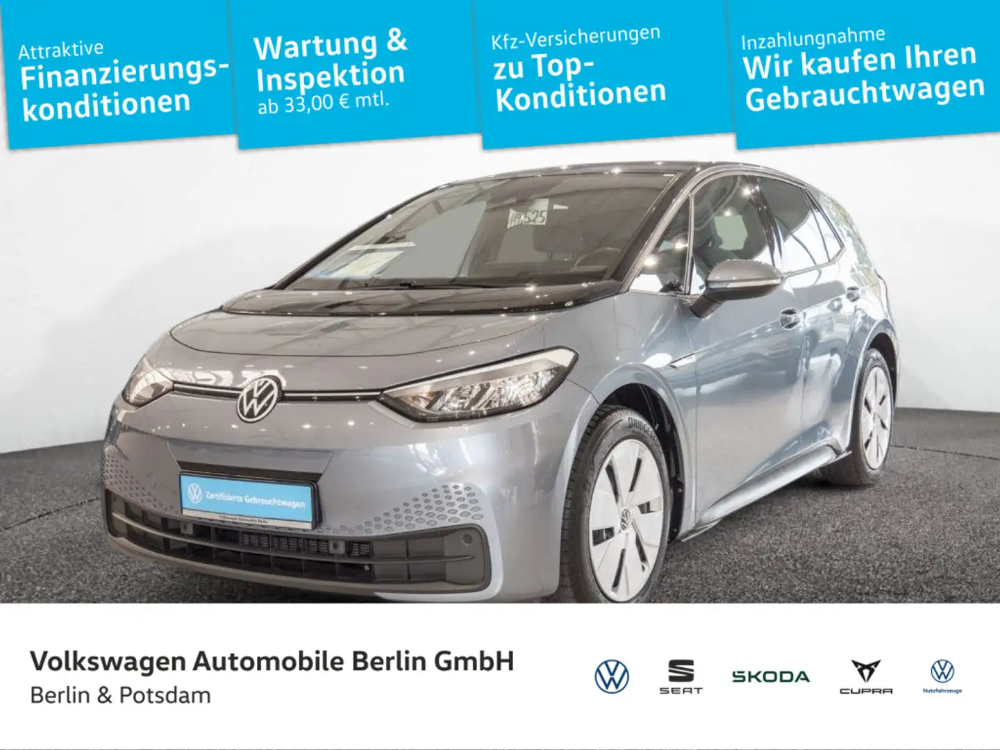 Volkswagen ID.3 Pro Performance Life Navi PDC SHZ Blau - 1