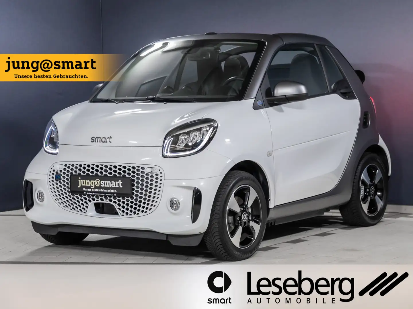 smart forTwo ForTwo Cabriolet EQ Passion LED/22 kW/DAB/Kamera Weiß - 1