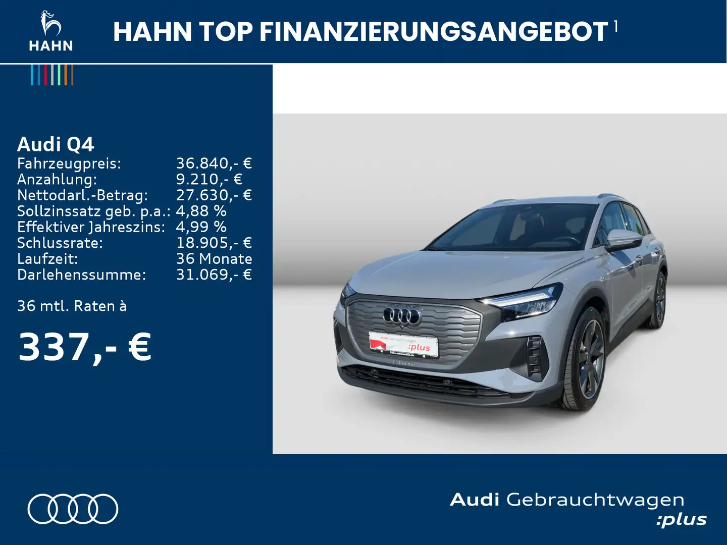 Audi 45 e-tron qua S-Trc Virtual CAM ACC Grau - 2