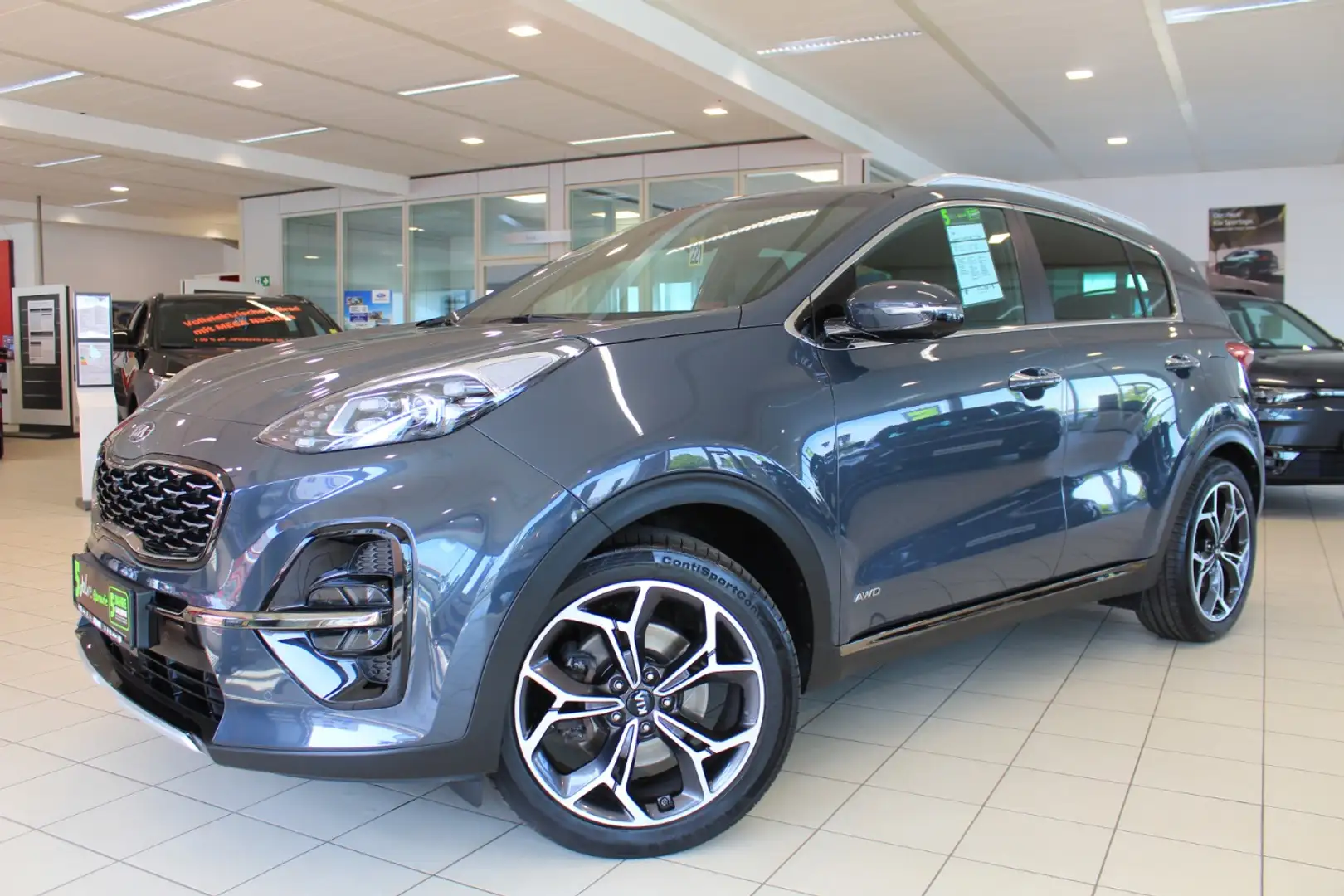 Kia Sportage 1.6 T-GDI GT LINE 4WD *NAVI*Leder*AHK Gris - 2