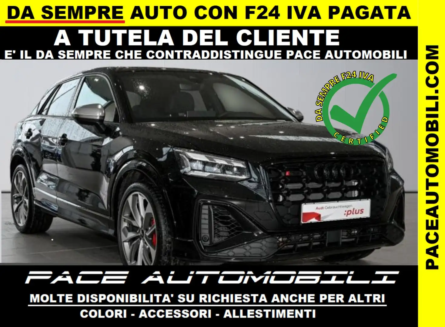 Audi SQ2 QUATTRO MATRIX LED BLACK PACK PDC NAVI ACC KAMERA Чорний - 1