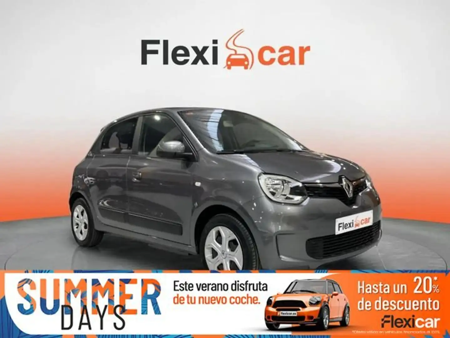 Renault Twingo Zen+60+kW+R80+bater%C3%ADa+20kWh Gris - 1