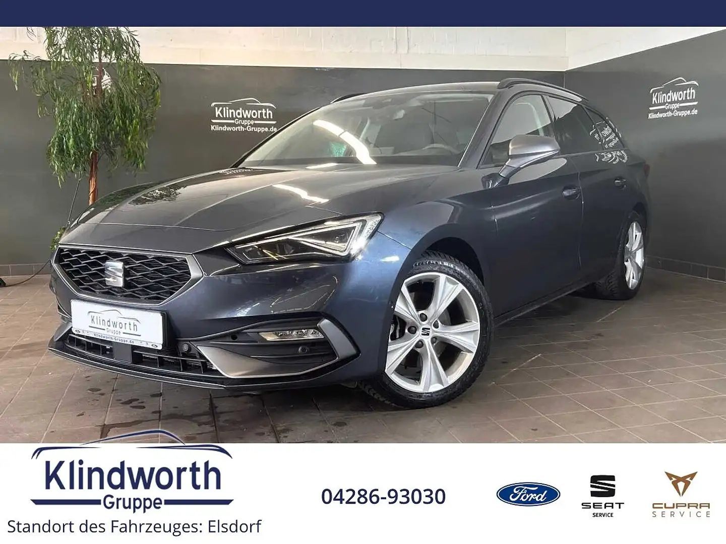 SEAT Leon ST 2.0 TDI DSG FR +Matrix LED+Navi 12,9' Grau - 1