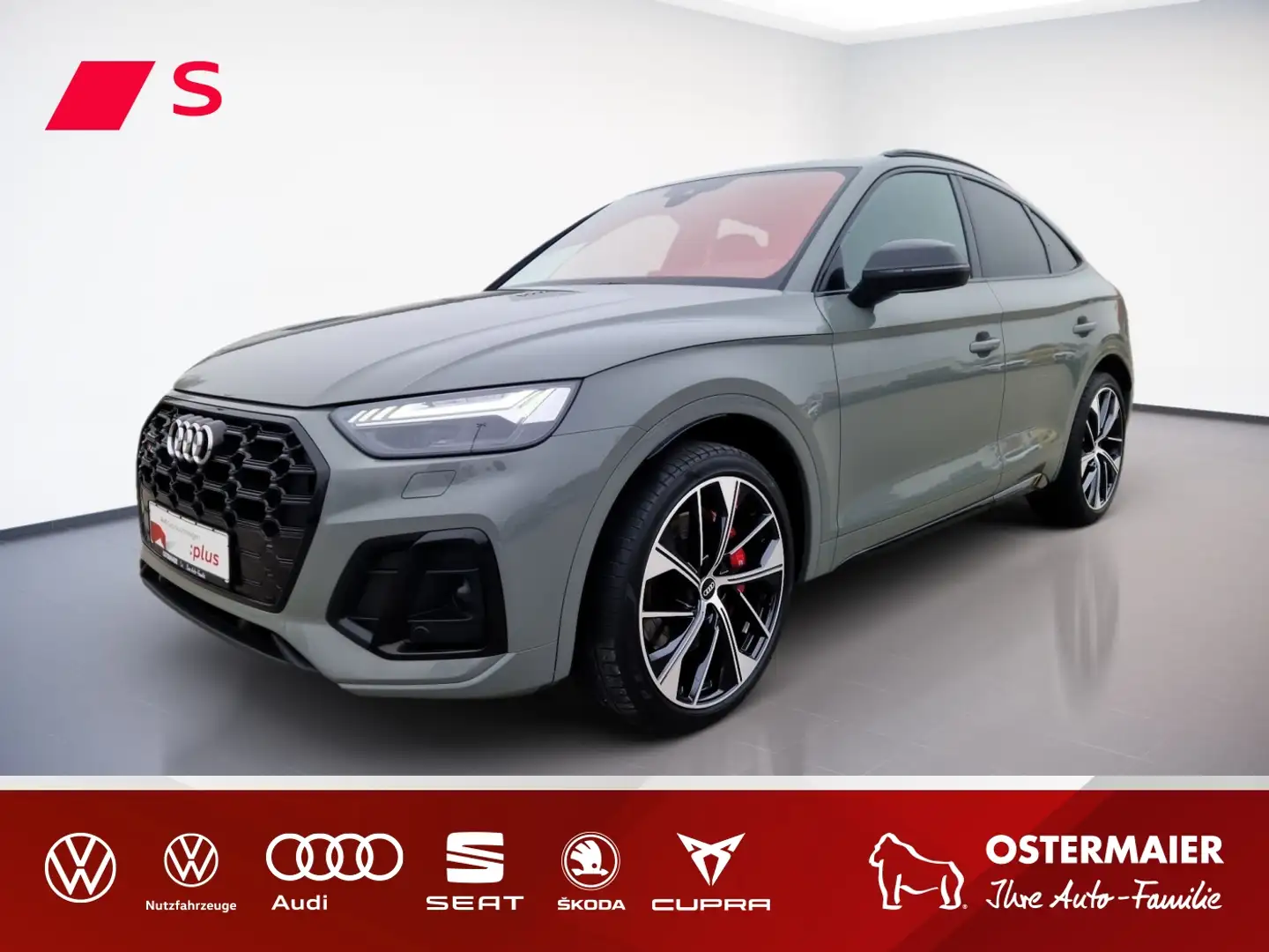 Audi SQ5 Sportback 3.0TDI 341PS QUATTRO PANO.HUD.MATRIX.KAM Gris - 1