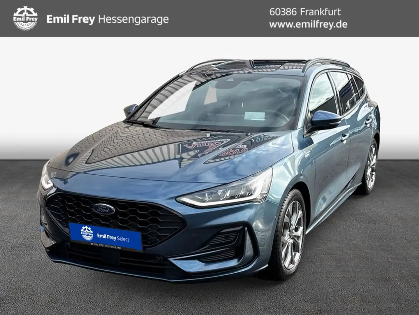 Ford Focus Turnier 1.0 EcoBoost Hybrid ST-LINE X Blau - 1