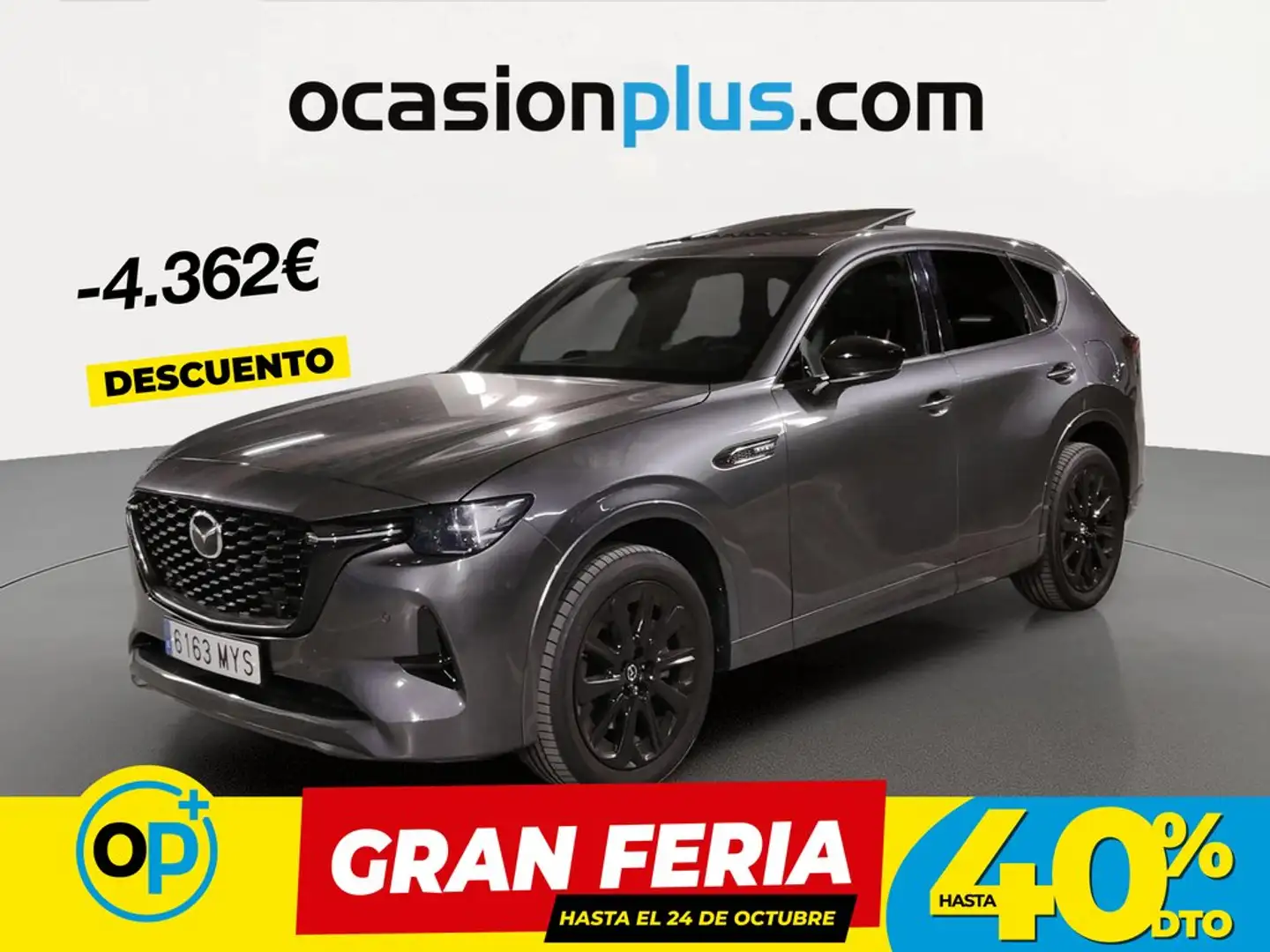 Mazda CX-60 2.5L e-Skyactiv-G PHEV Homura Plus AWD Gris - 1