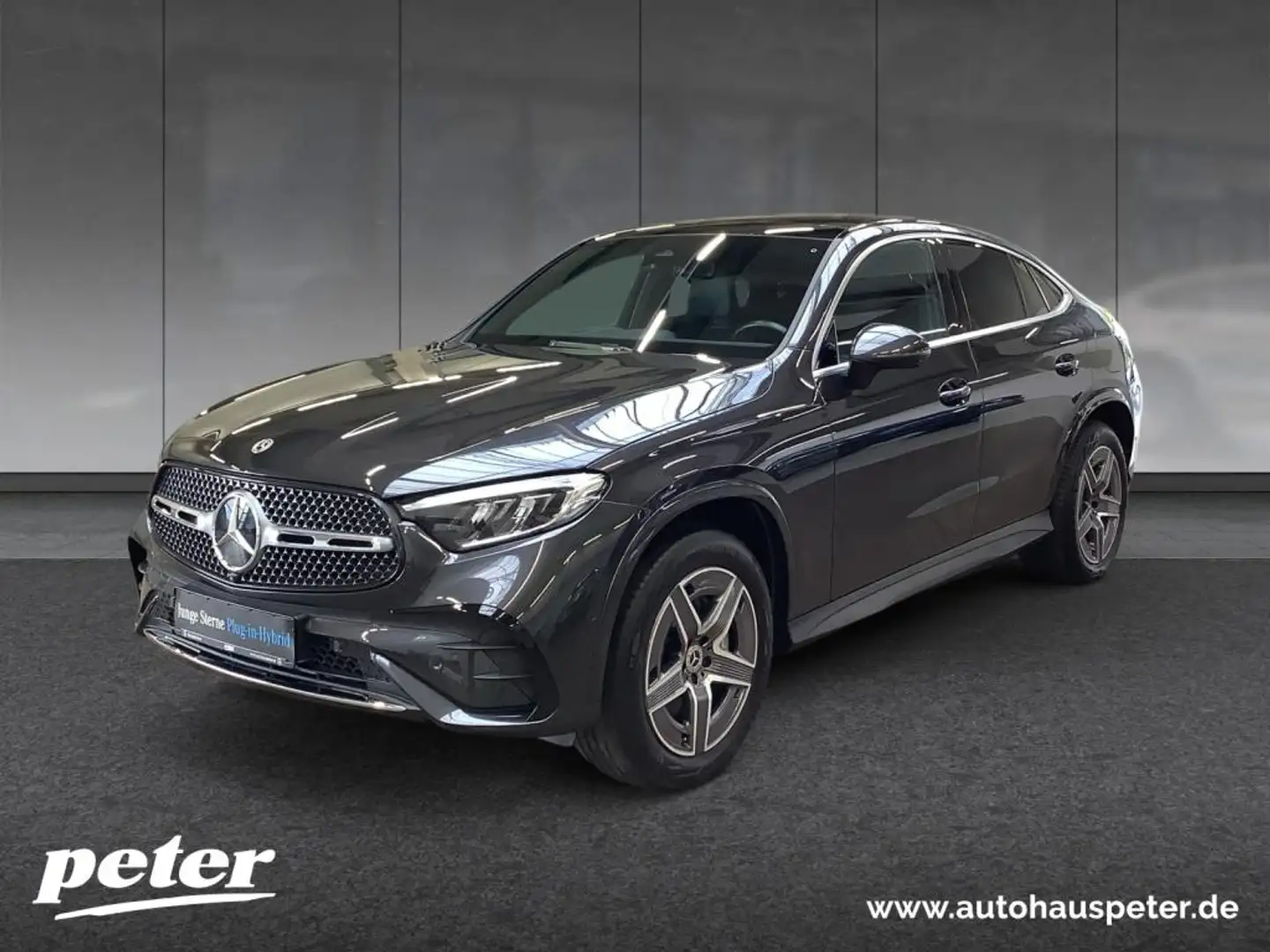 Mercedes-Benz GLC 300 de 4M Coupé AMG/LED/360°K/Panorama-D/AHK Gris - 1