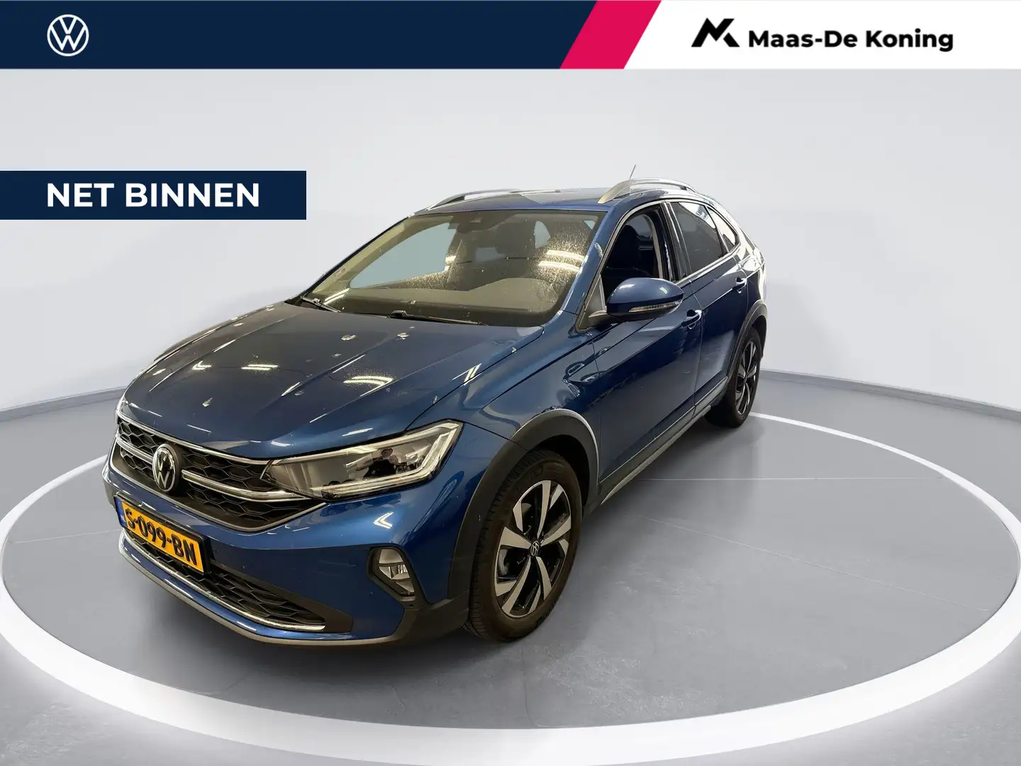 Volkswagen Taigo 1.0 Tsi 110pk DSG Style · Camera · Keyless · Apple Blauw - 1