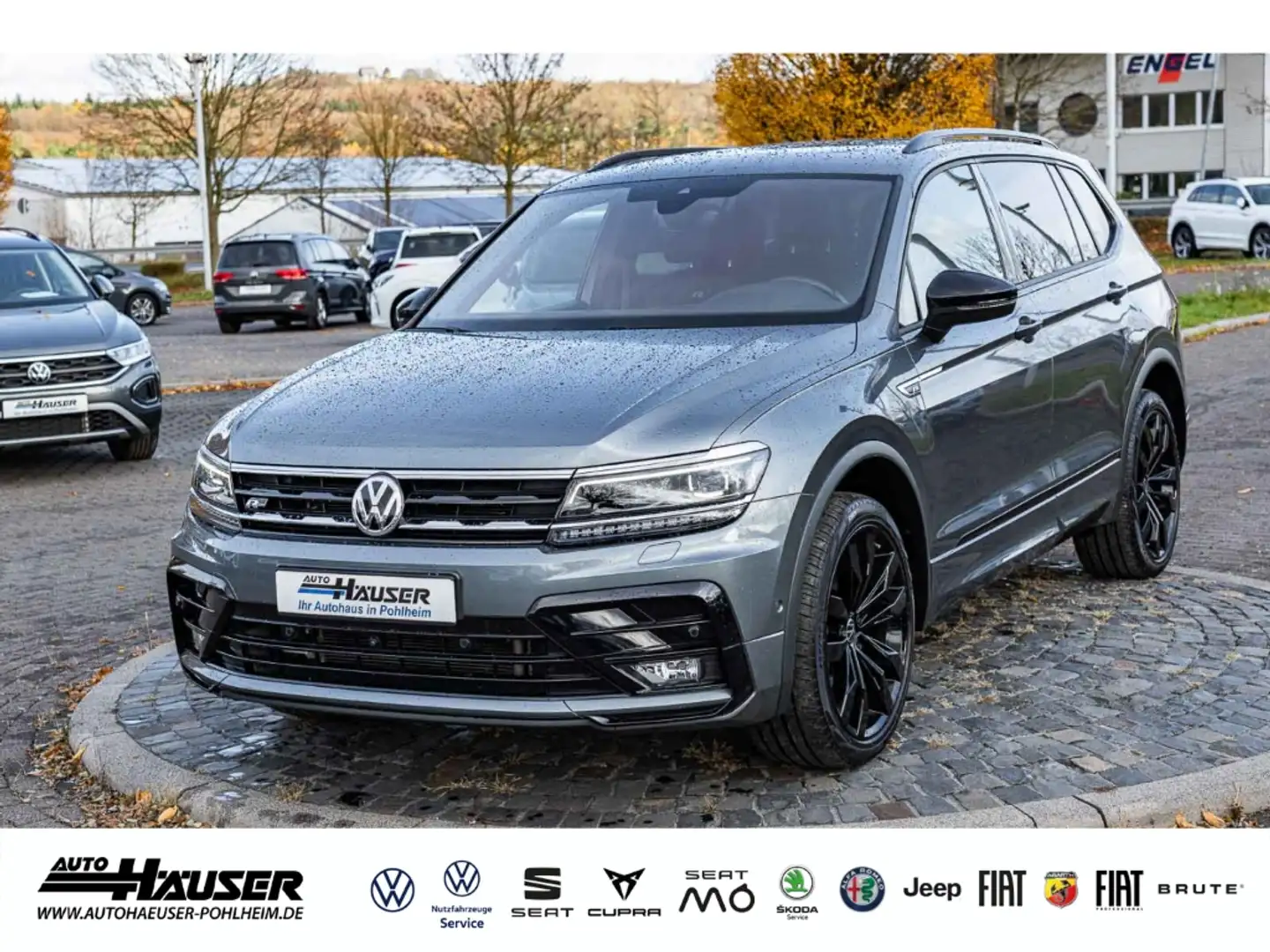 Volkswagen Tiguan Allspace R-Line 2.0 TDI DSG 4Motion 7-SITZER PANO DCC STAND Grau - 1
