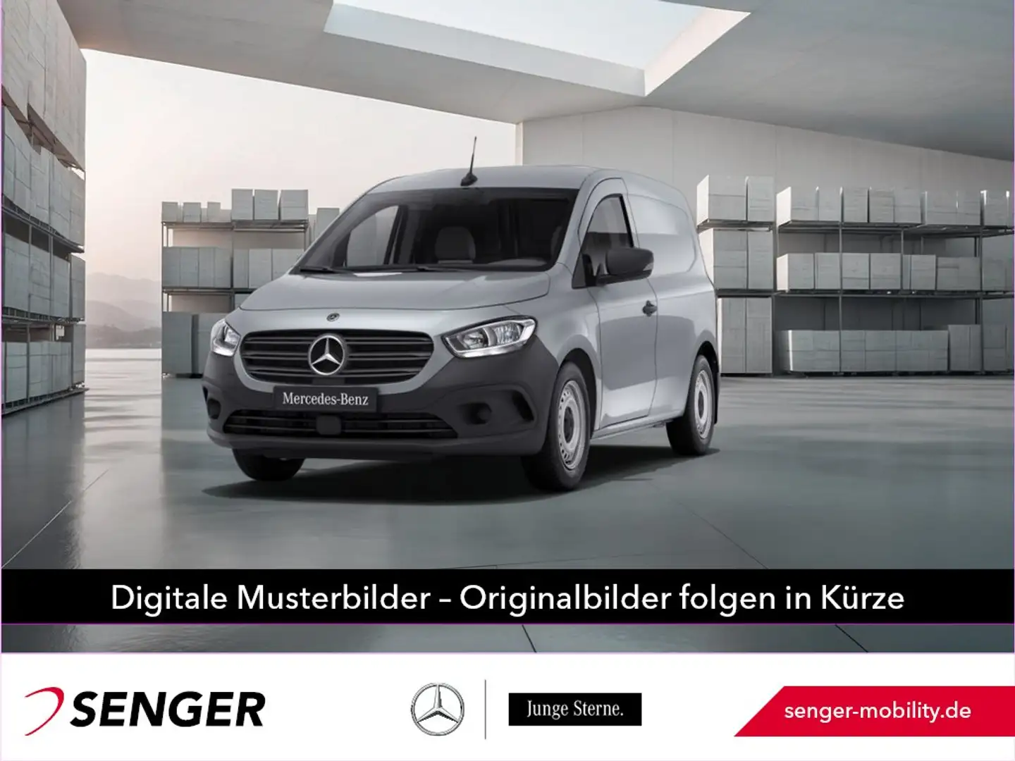Mercedes-Benz Citan 113 Kasten Base MBUX Klima Tempomat 180° Silber - 1